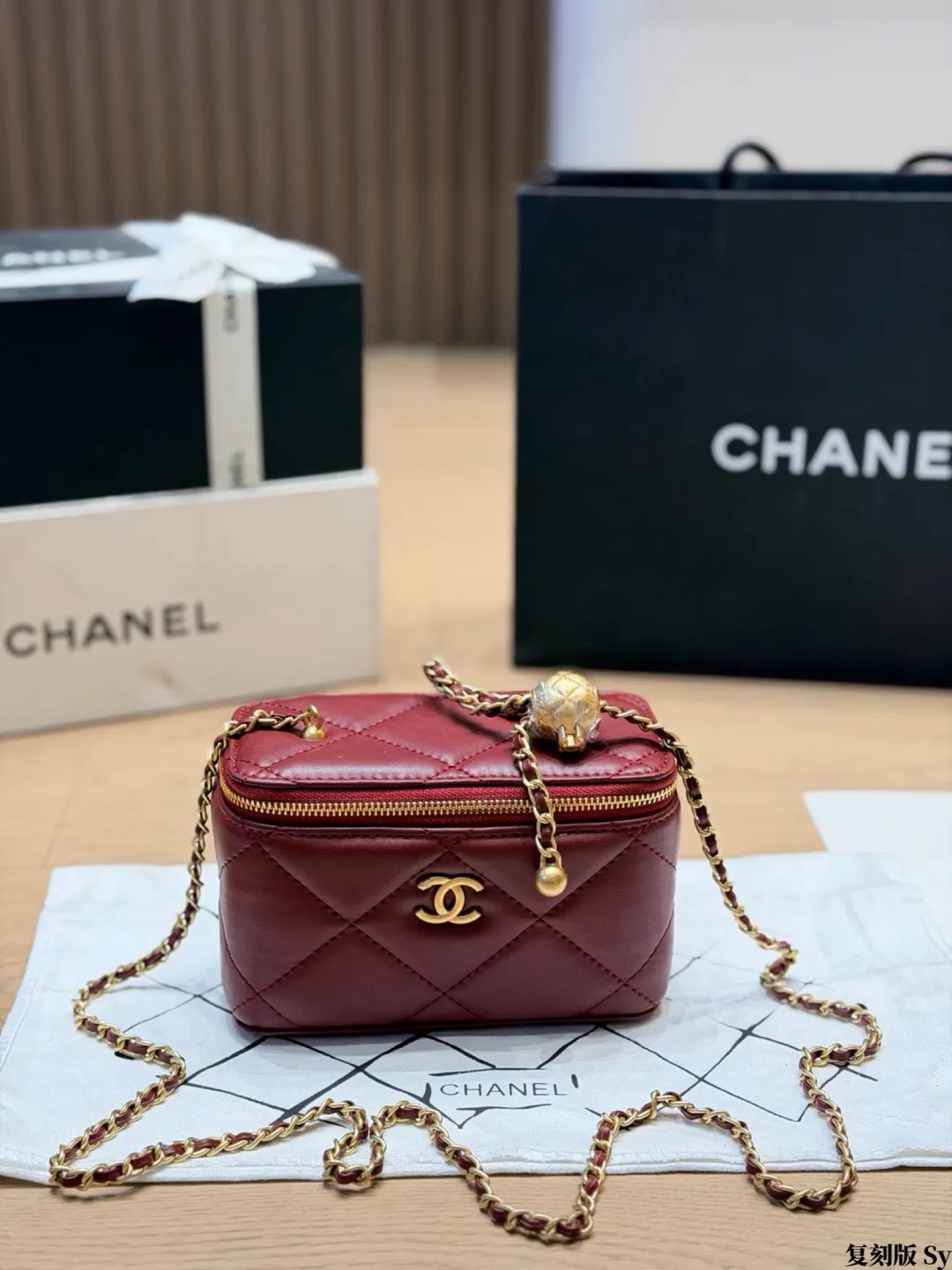 CHANEL 牛皮 链条包 精致链条款