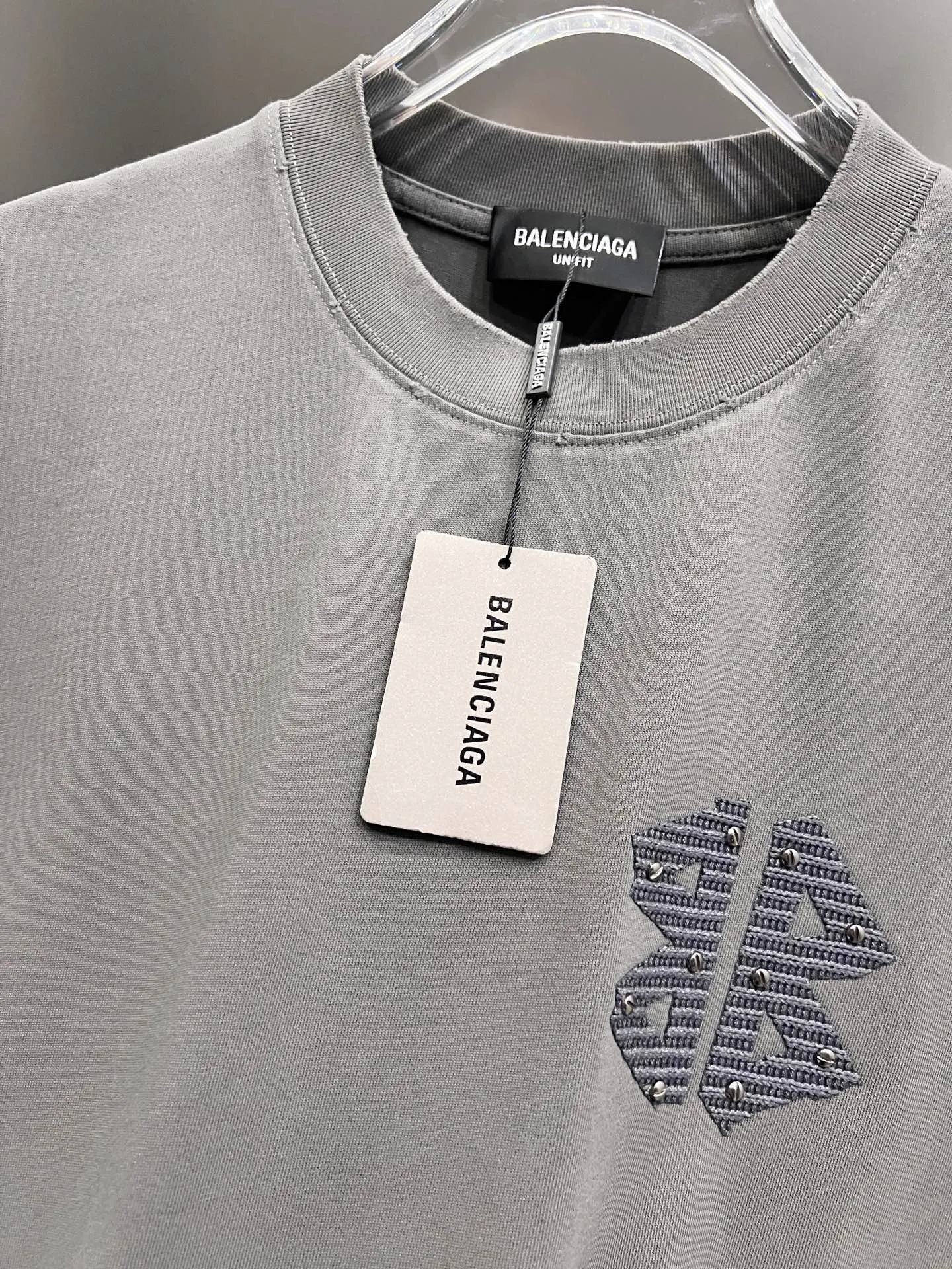 Balenciaga Black Logo Short Sleeve T-Shirt Loose