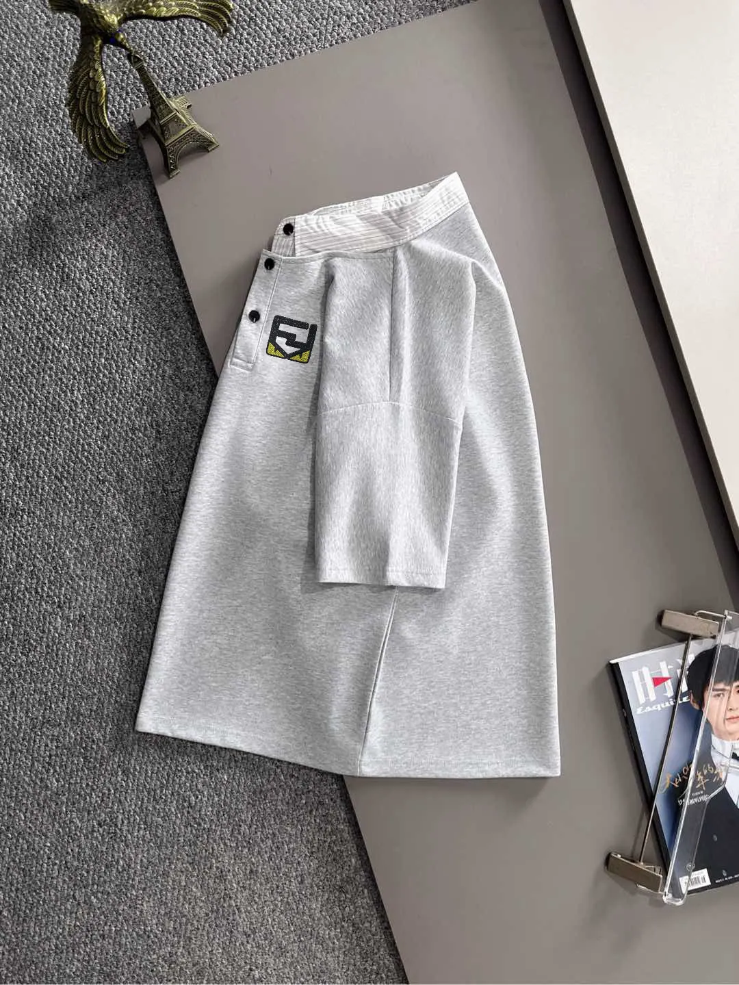 Fendi Embroidery Cotton Knitwear Textured Knit Image 4 Fendi Embroidery Cotton Knitwear Textured Knit Image 4
