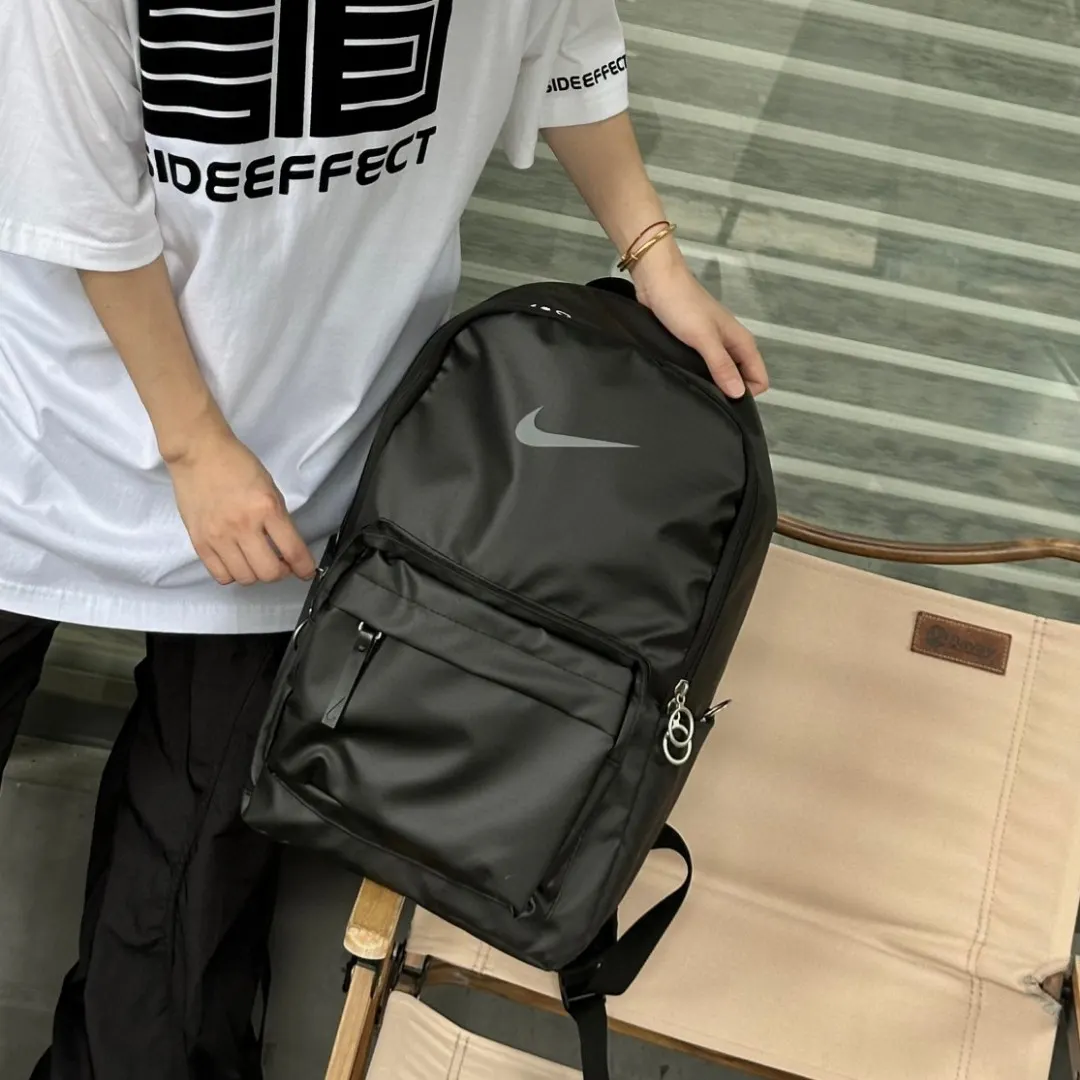 黑色 米白 耐克nike單肩包学生书包 日常單肩背款