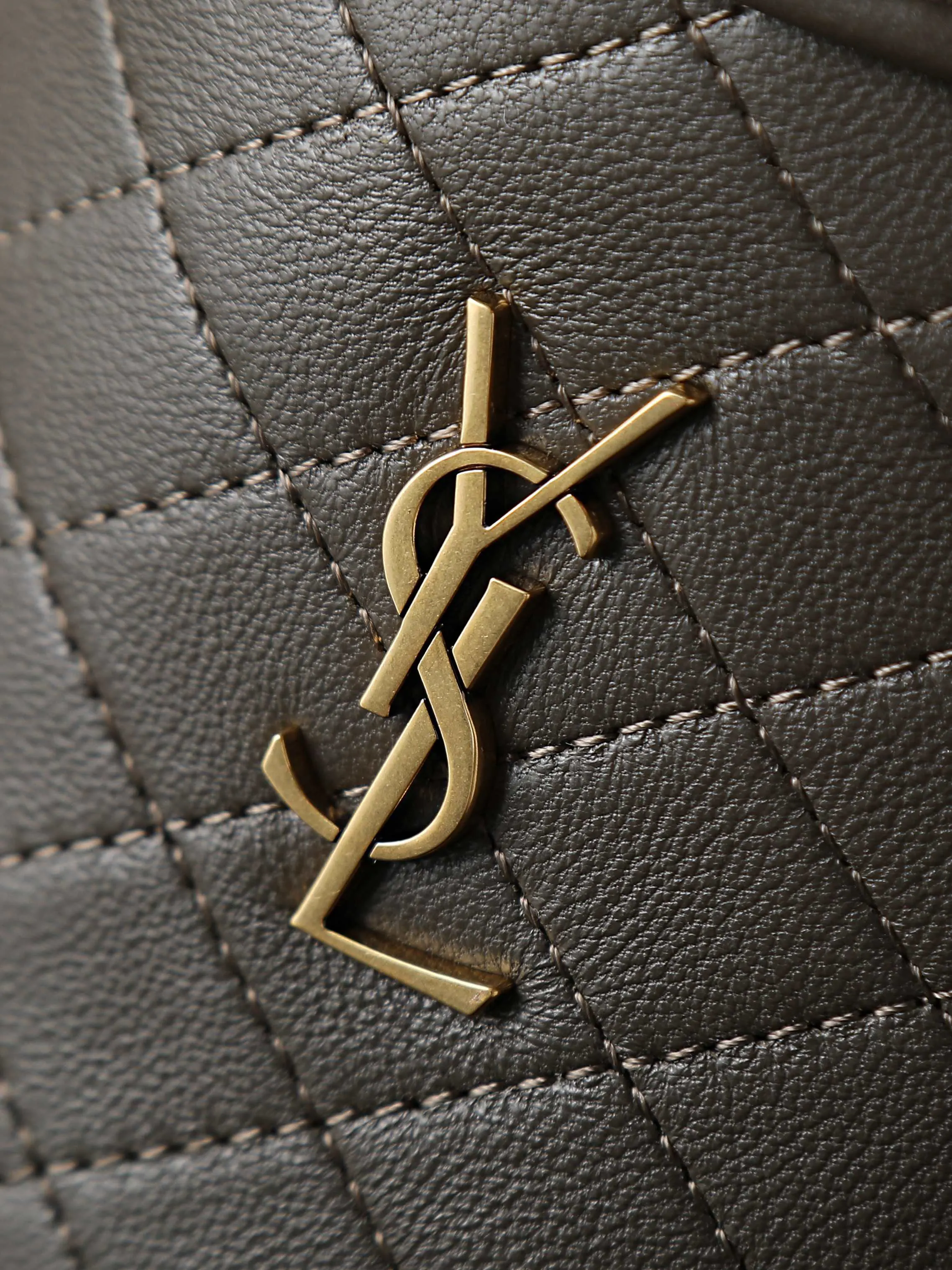 YSL 綠色 GabyBucket翻盖水桶包 薯条包 见面 鏈條包 精致鏈條款