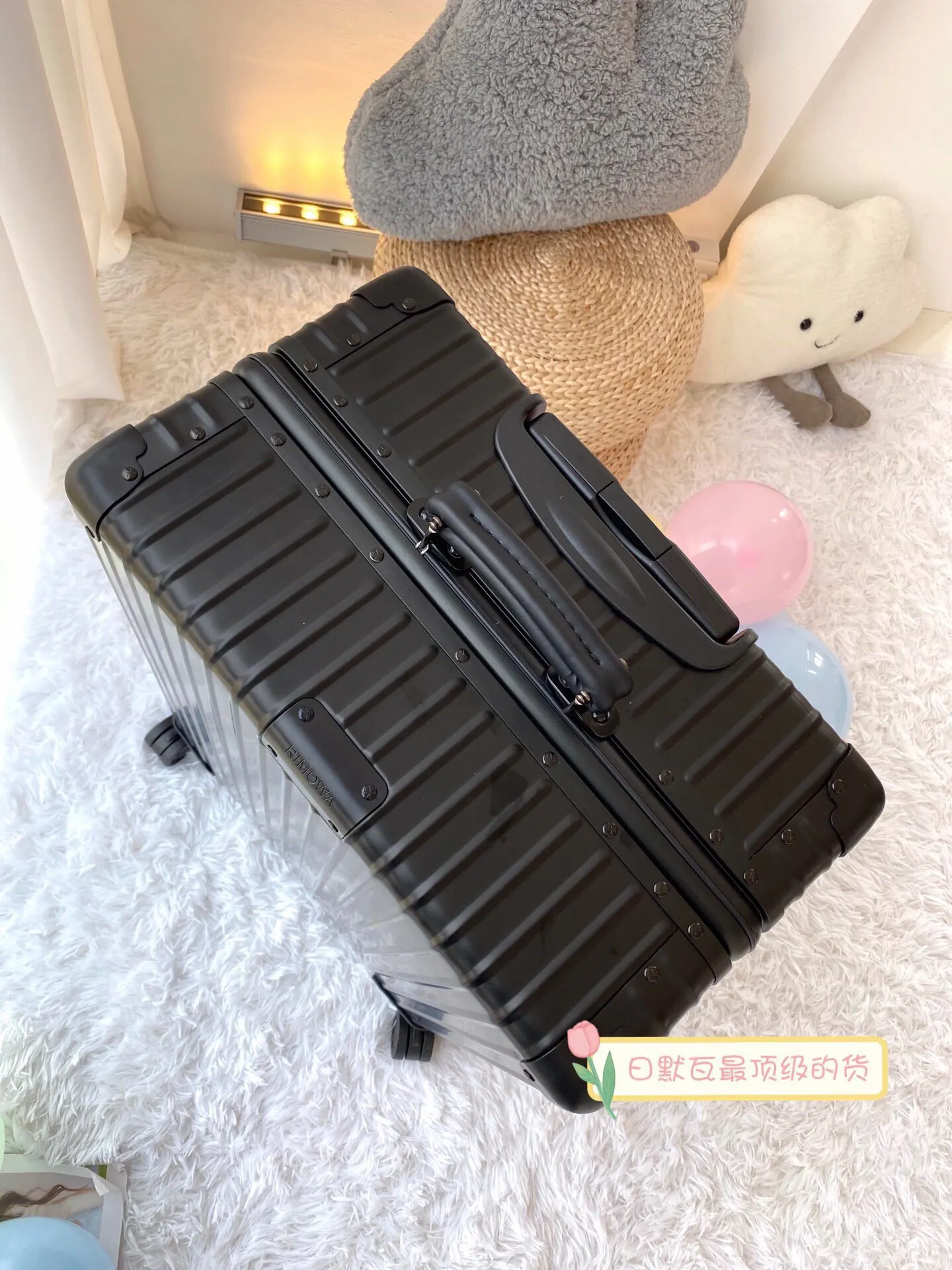 Black Silver Suitcase Travel Lightweight Vintage