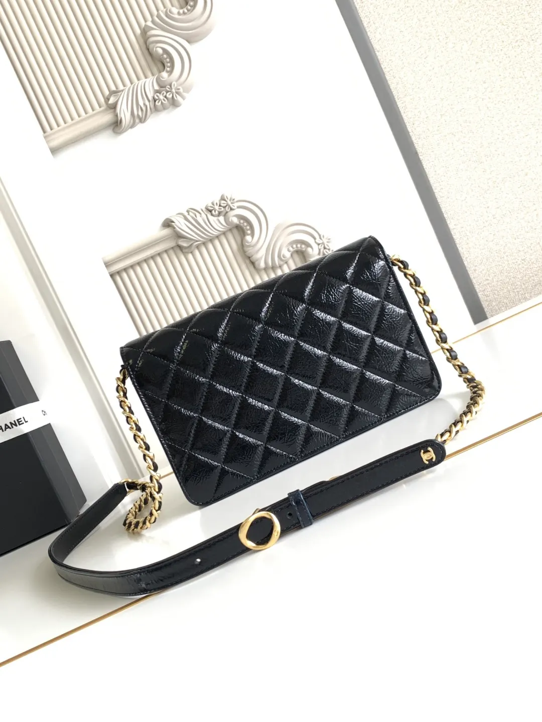 CHANEL 牛皮 腋下包 復古腋下背款