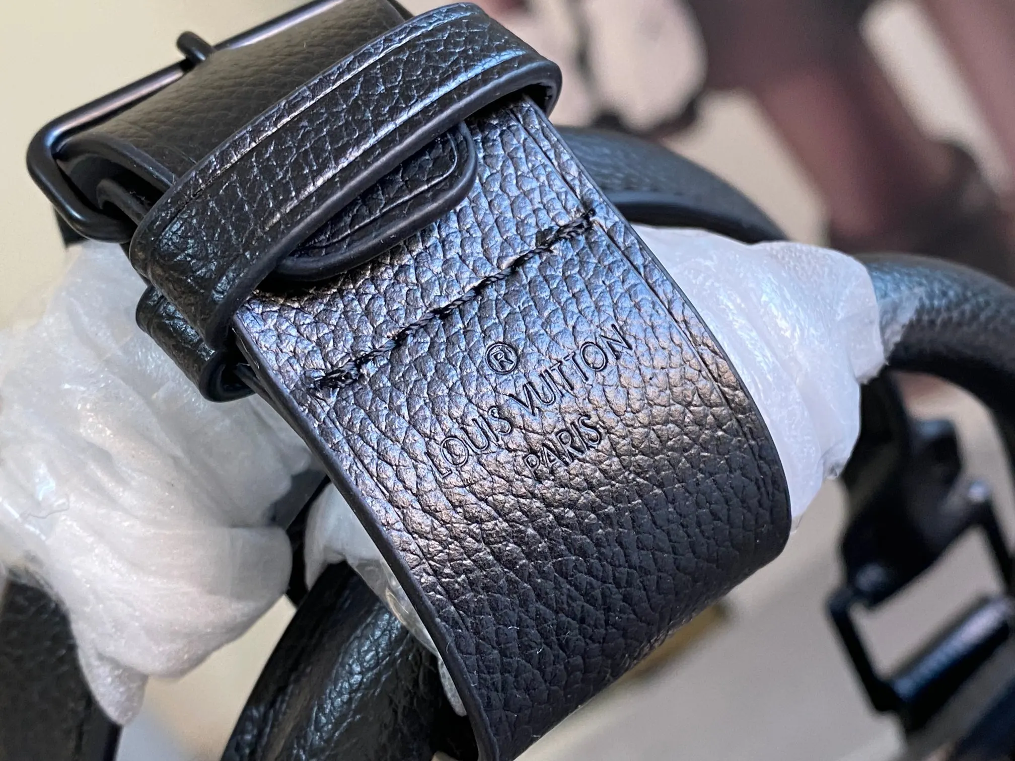 Keepall 灰色 牛皮 旅行袋 大容量旅行款