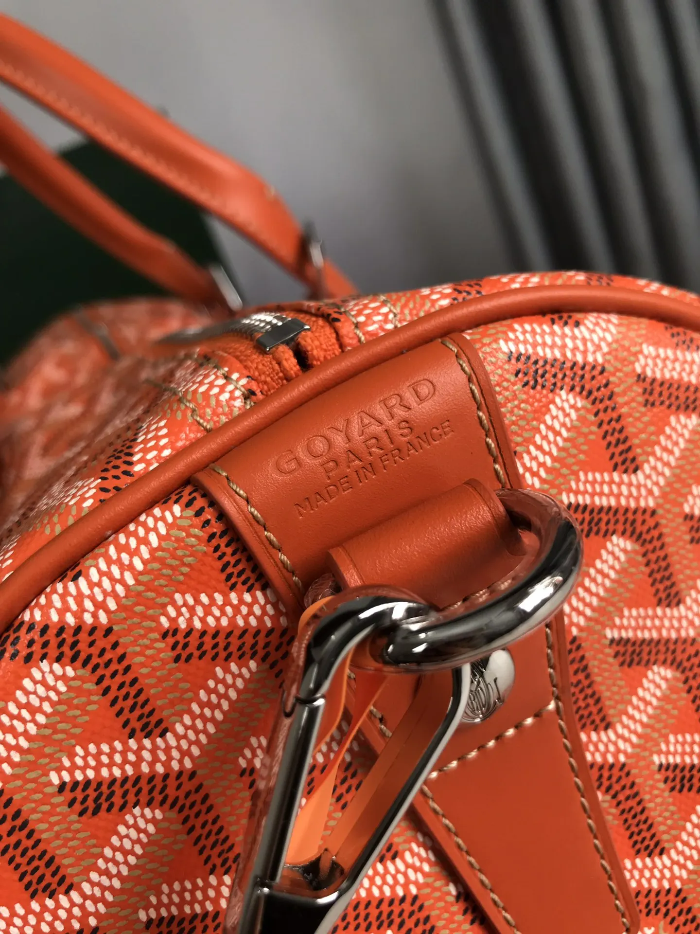 Goyard 深蓝 酒红 小牛皮 旅行包 大容量旅行款