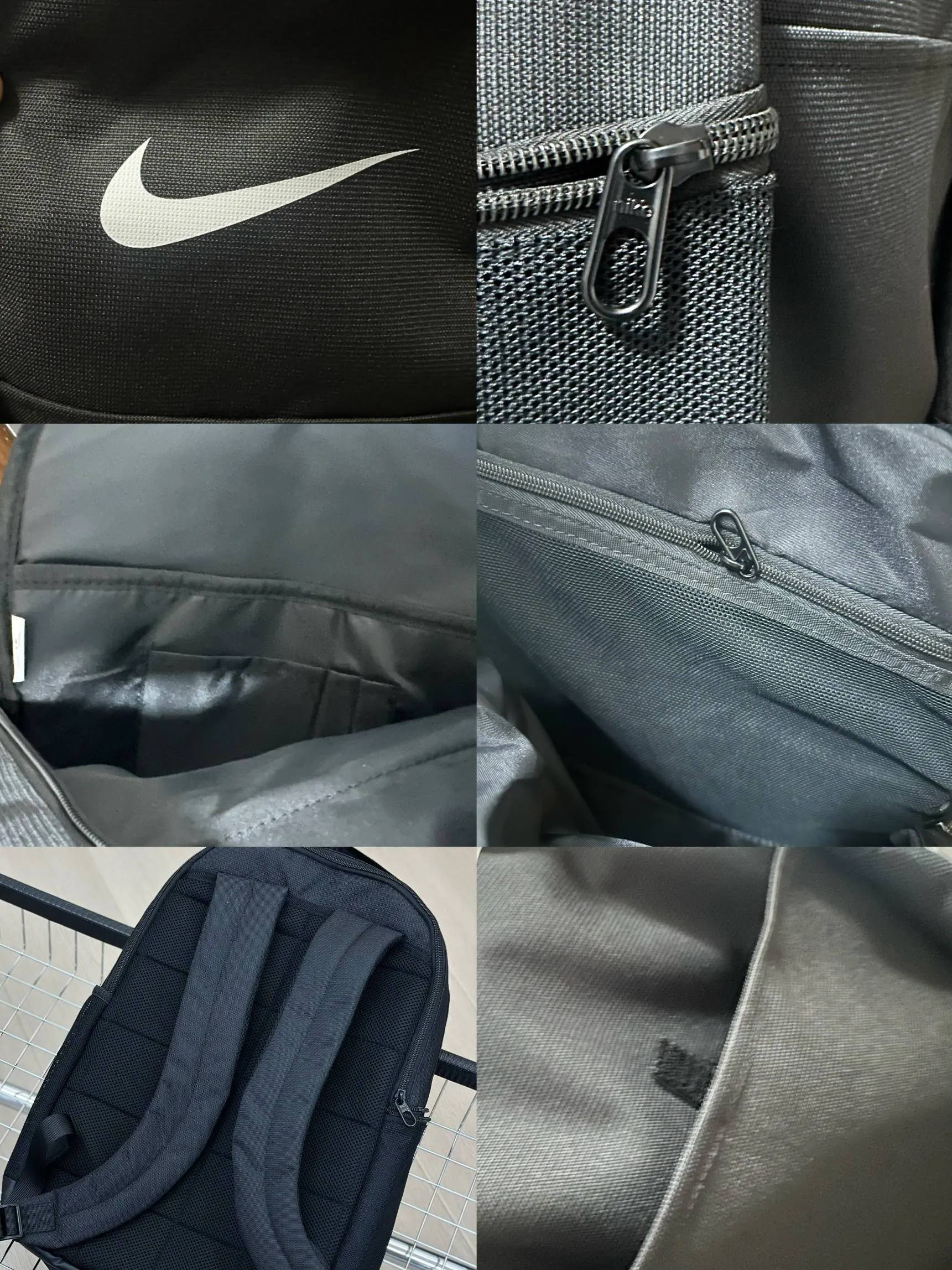 黑色 耐克nike高級黑單肩包男女同款 质量 日常單肩背款