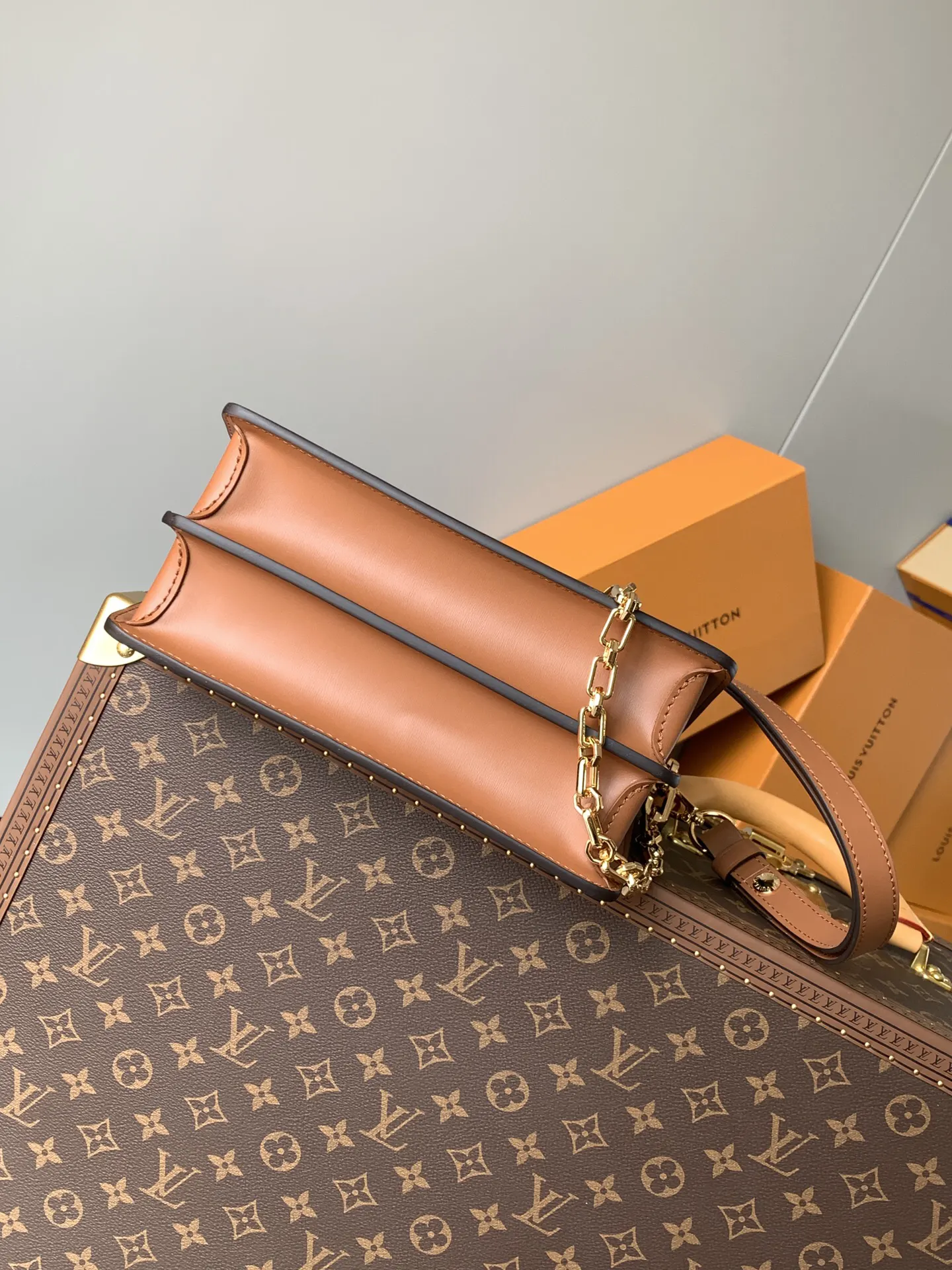 LV 帆布 将 Monogram 帆布与 Re 腋下包 复古腋下背款