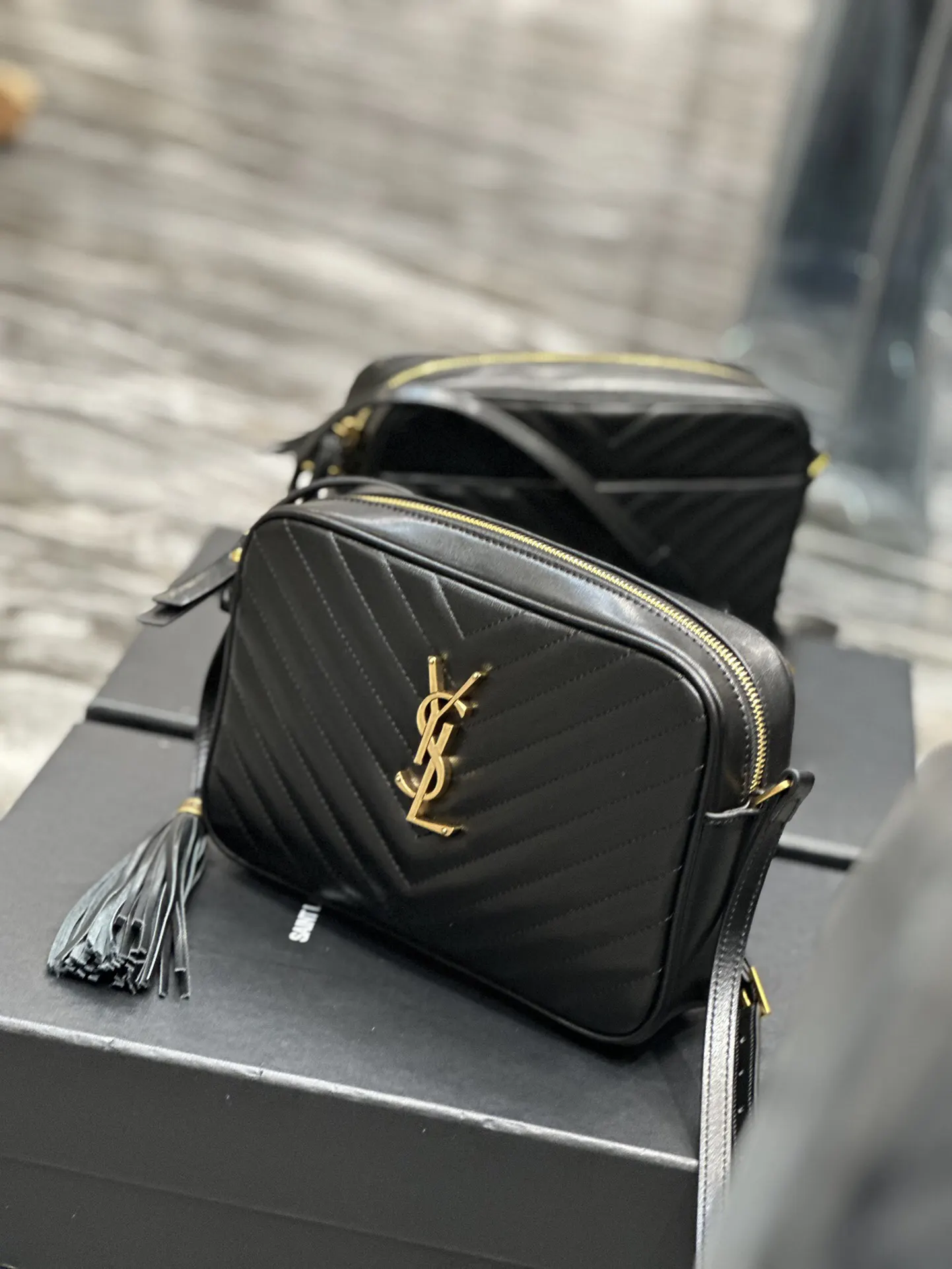 Black Crossbody Bag Lightweight Leather