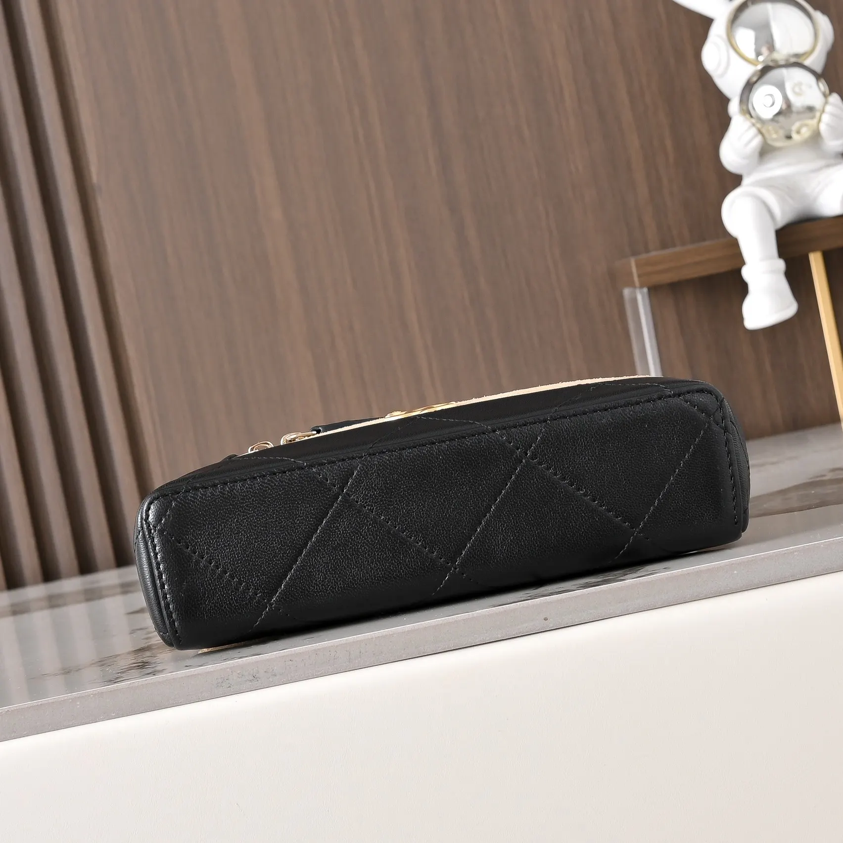 Black Brown Chain Bag
