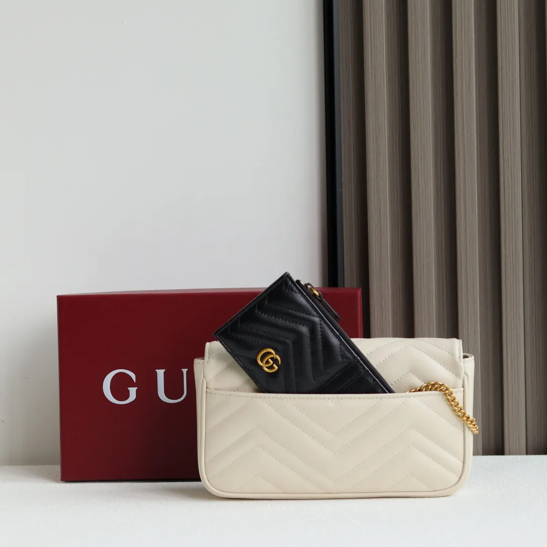 Gucci Marmont 牛皮 鏈條包 精致鏈條款