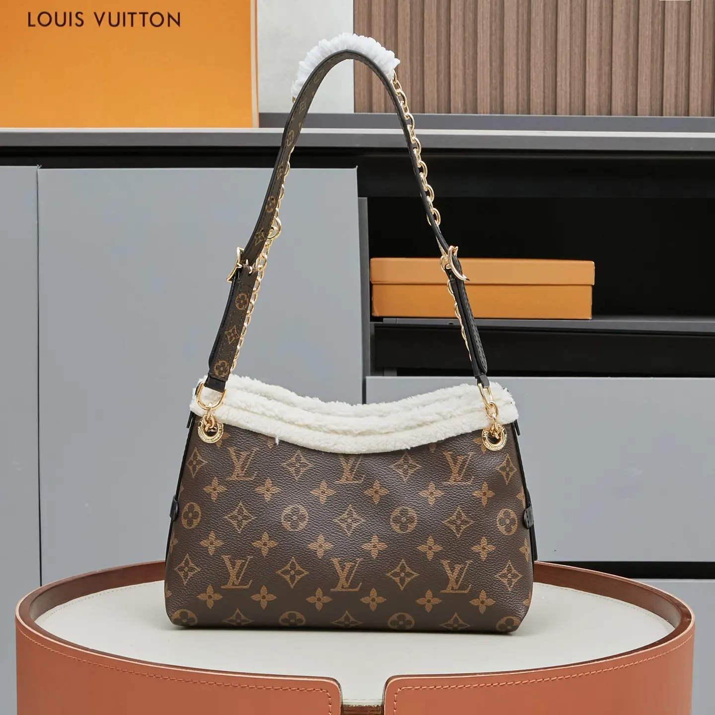 CarryAll 老花 帆布 鏈條包 精致鏈條款