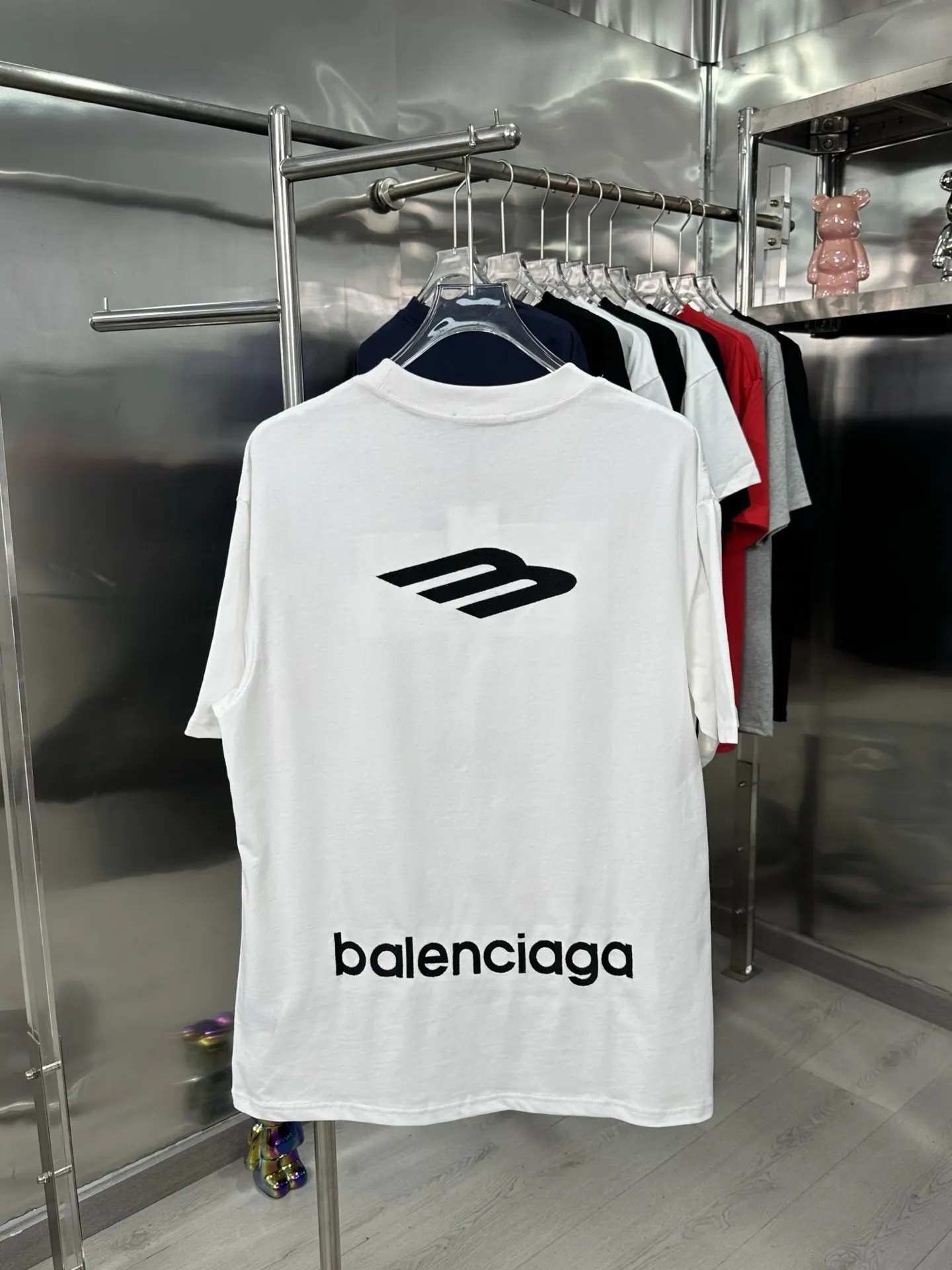 Balenciaga 黑色 Logo 短袖T恤