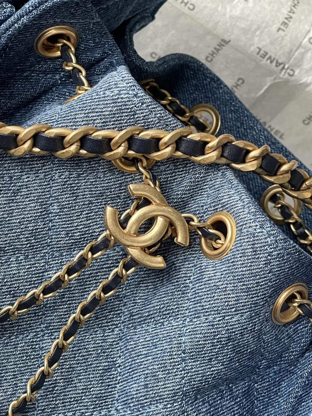 Gold Hobo Shoulder Bag Vintage