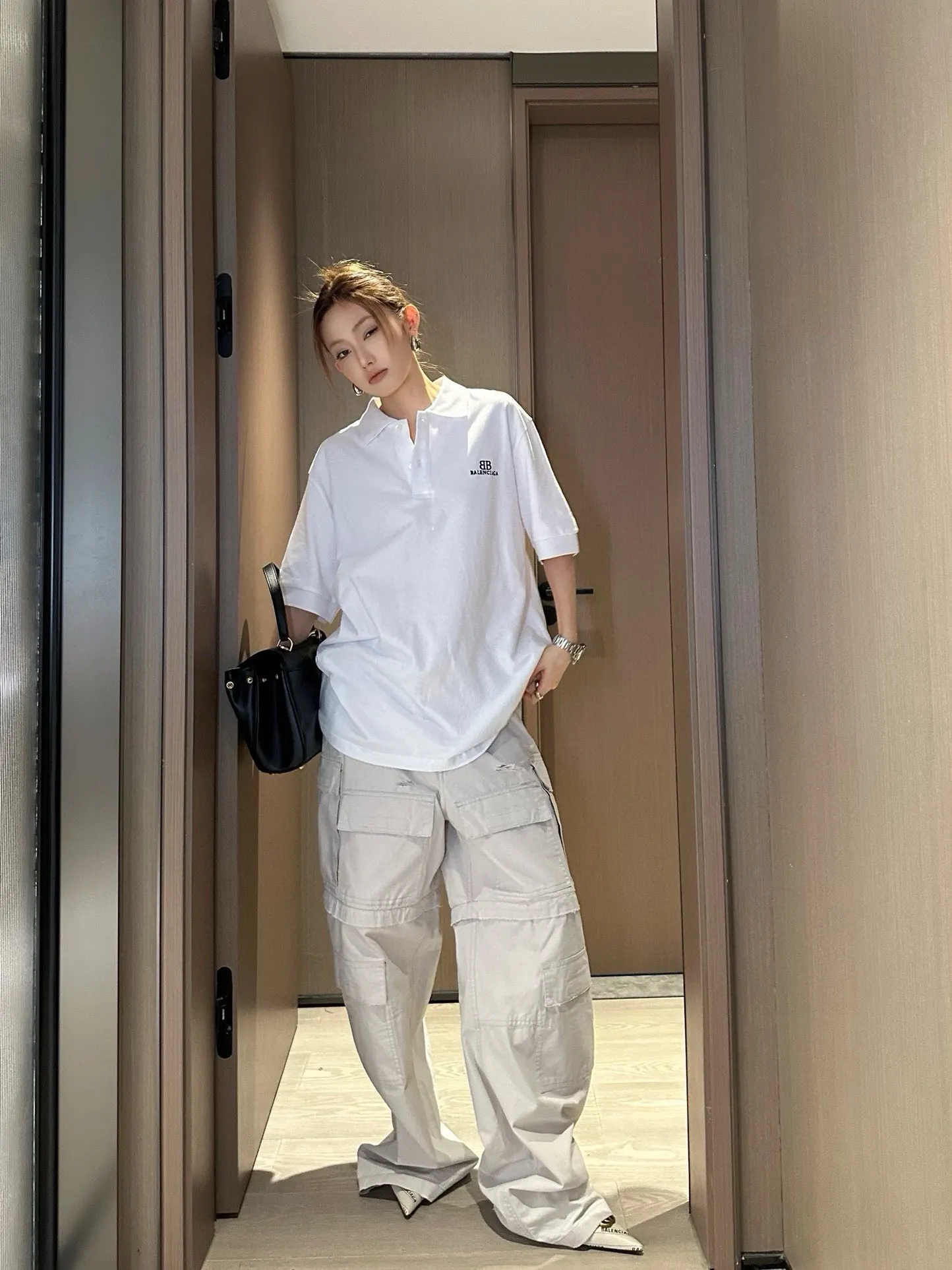 Balenciaga Embroidered T-Shirt