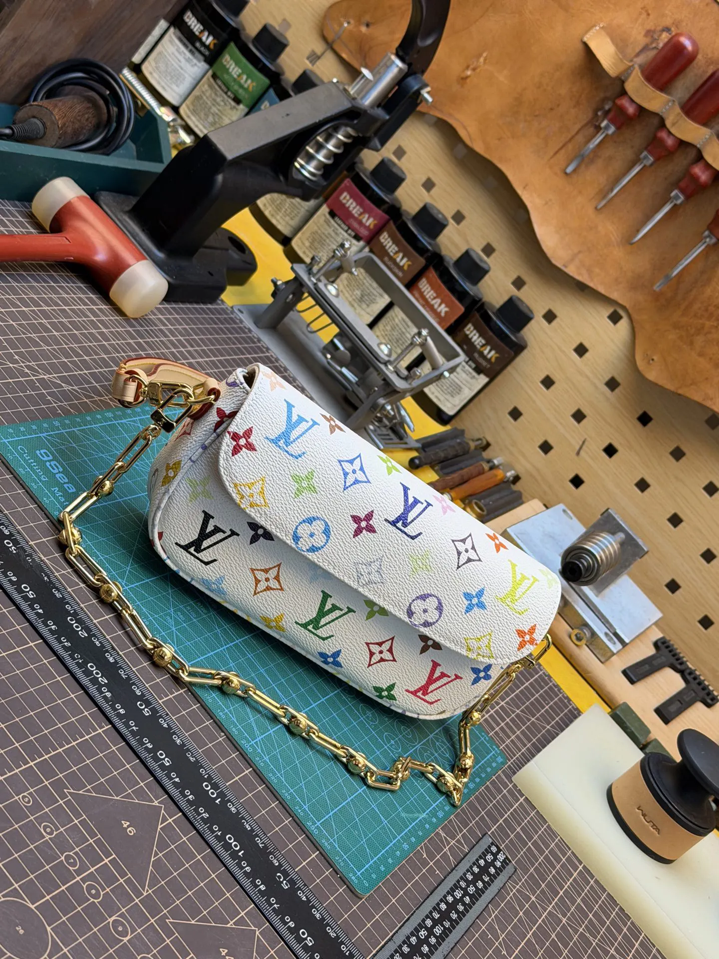 LV 帆布 鏈條包 精致鏈條款
