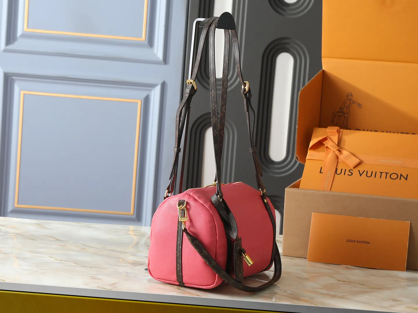 LV Keepall 牛皮 旅行袋 大容量旅行款