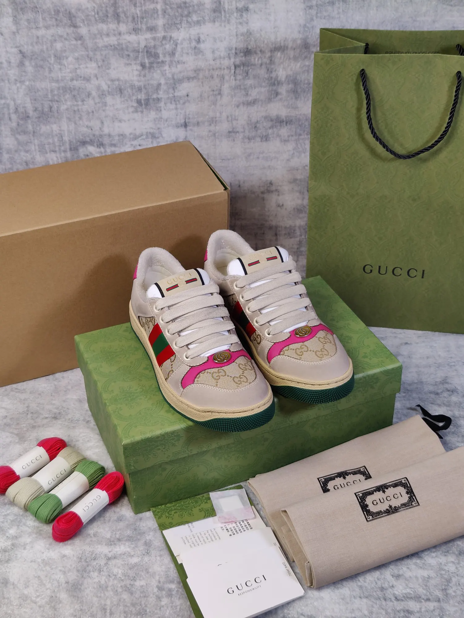 Gucci Logo休闲运动鞋 百搭款