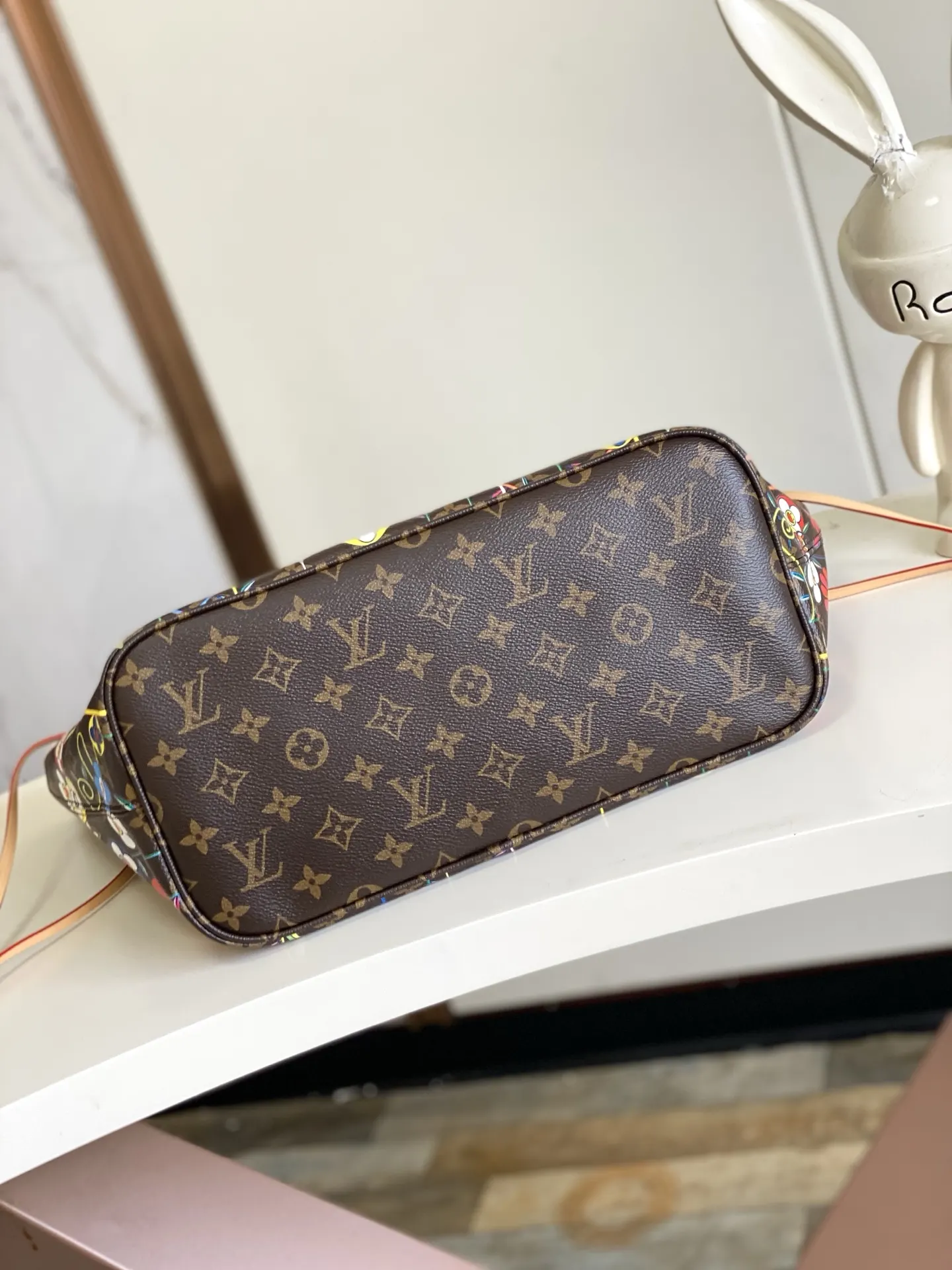 LV Neverfull 牛皮 收納包 旅行收納款