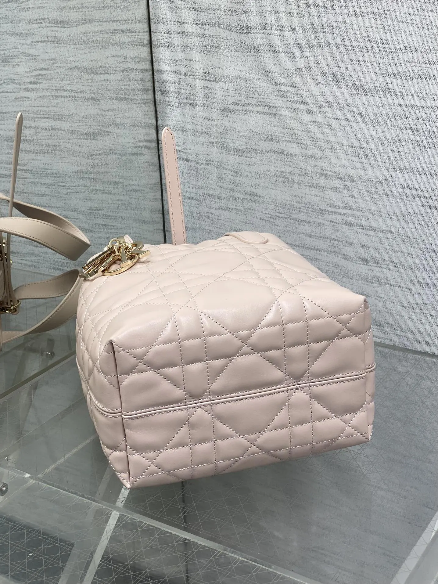 小牛皮 水桶包 休闲水桶款