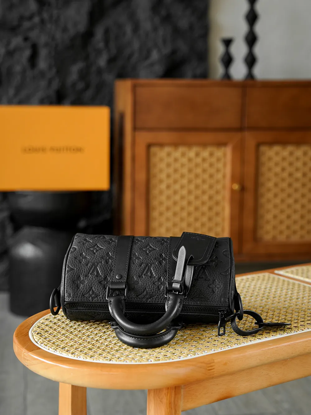 Keepall 牛皮 旅行袋 大容量旅行款