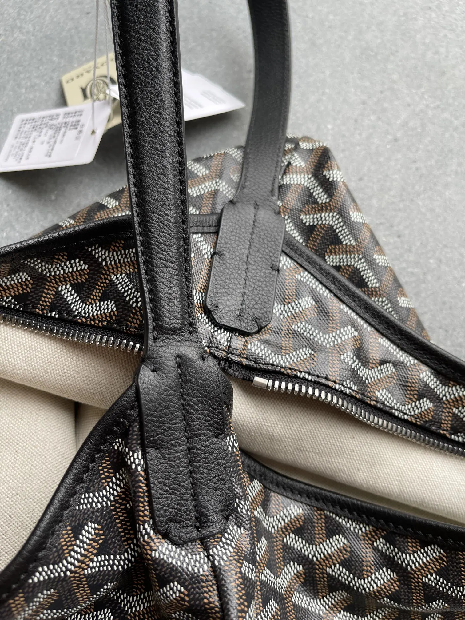 Goyard Hobo 黑色 棕色 小牛皮 腋下包 复古腋下背款