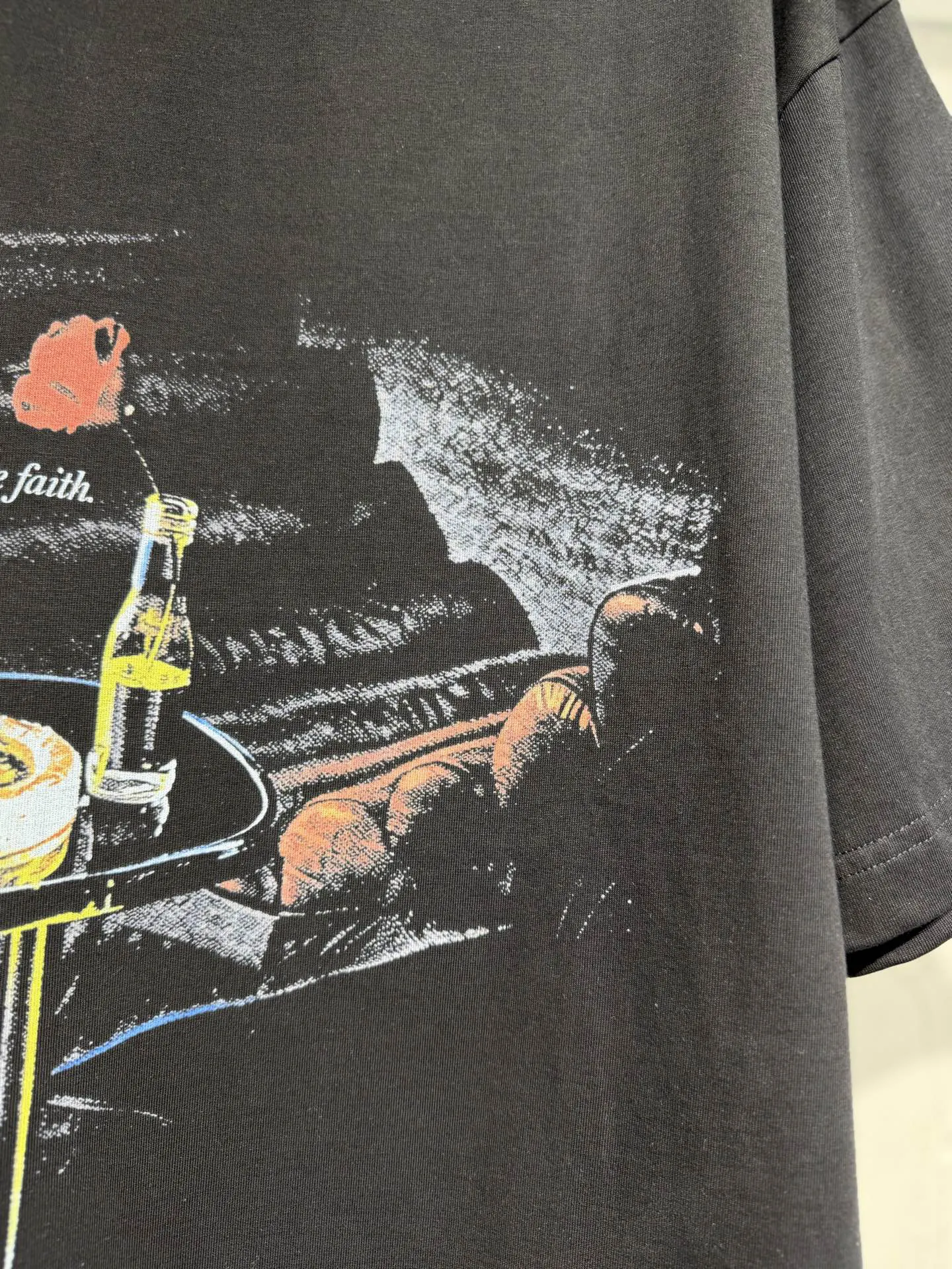 Balenciaga 26SS 刺绣 纯棉 短袖T恤 街头休闲款