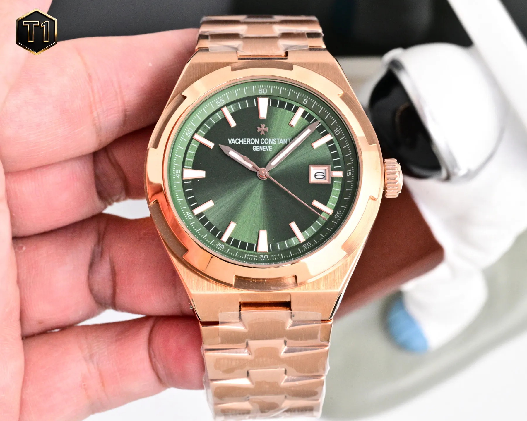 White Green Watch Classic