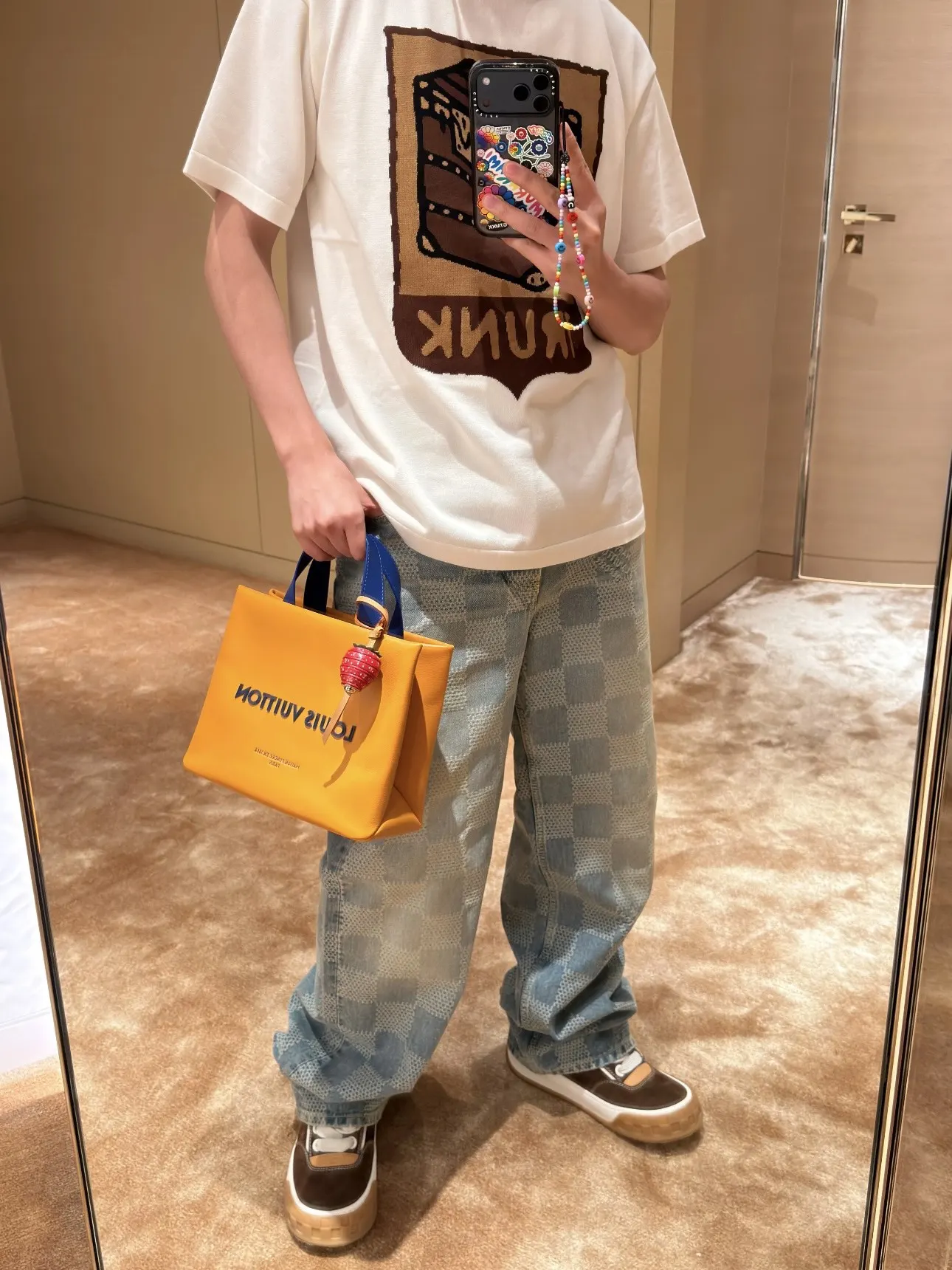 LV 25SS 白色 Mo短袖T恤 休閒百搭款