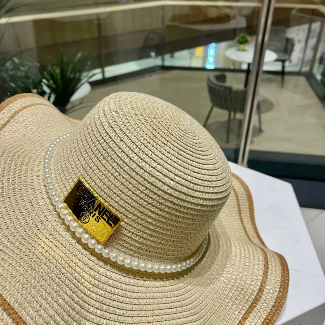 Chanel 遮阳 草帽 度假遮阳 帽子