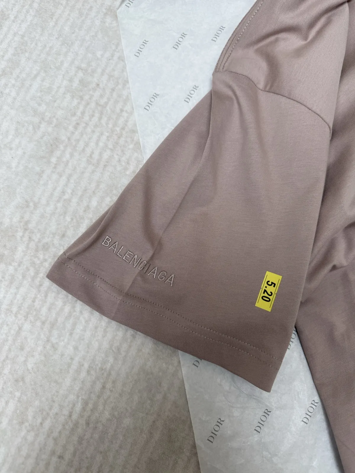 Balenciaga 純棉 短袖T恤 宽松休閒(數字6) Balenciaga 純棉 短袖T恤 宽松休閒(數字6)