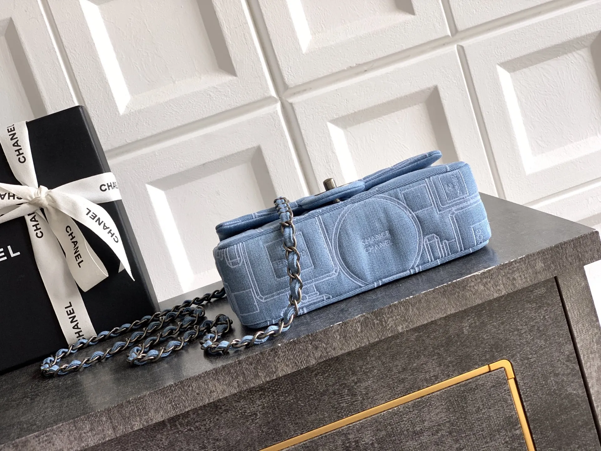 Blue Chain Bag