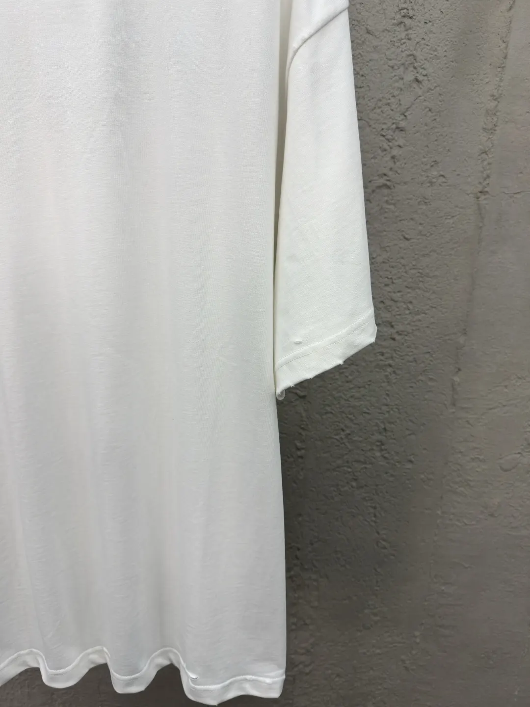 Balenciaga Minimal Oversized Crew Neck T-Shirt In White