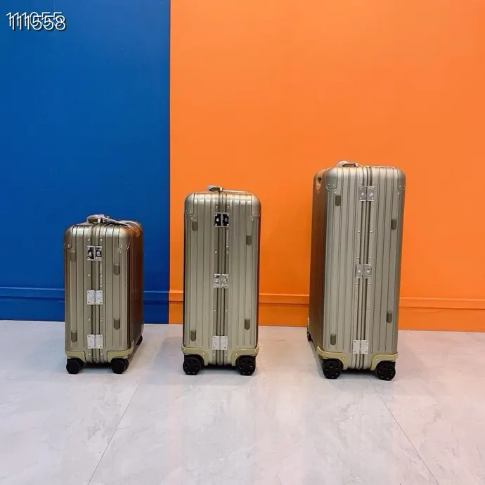 提花 Rimowa 全鋁合金 绝对 ⃣ 行李箱 旅行拉杆款 輕便出行款