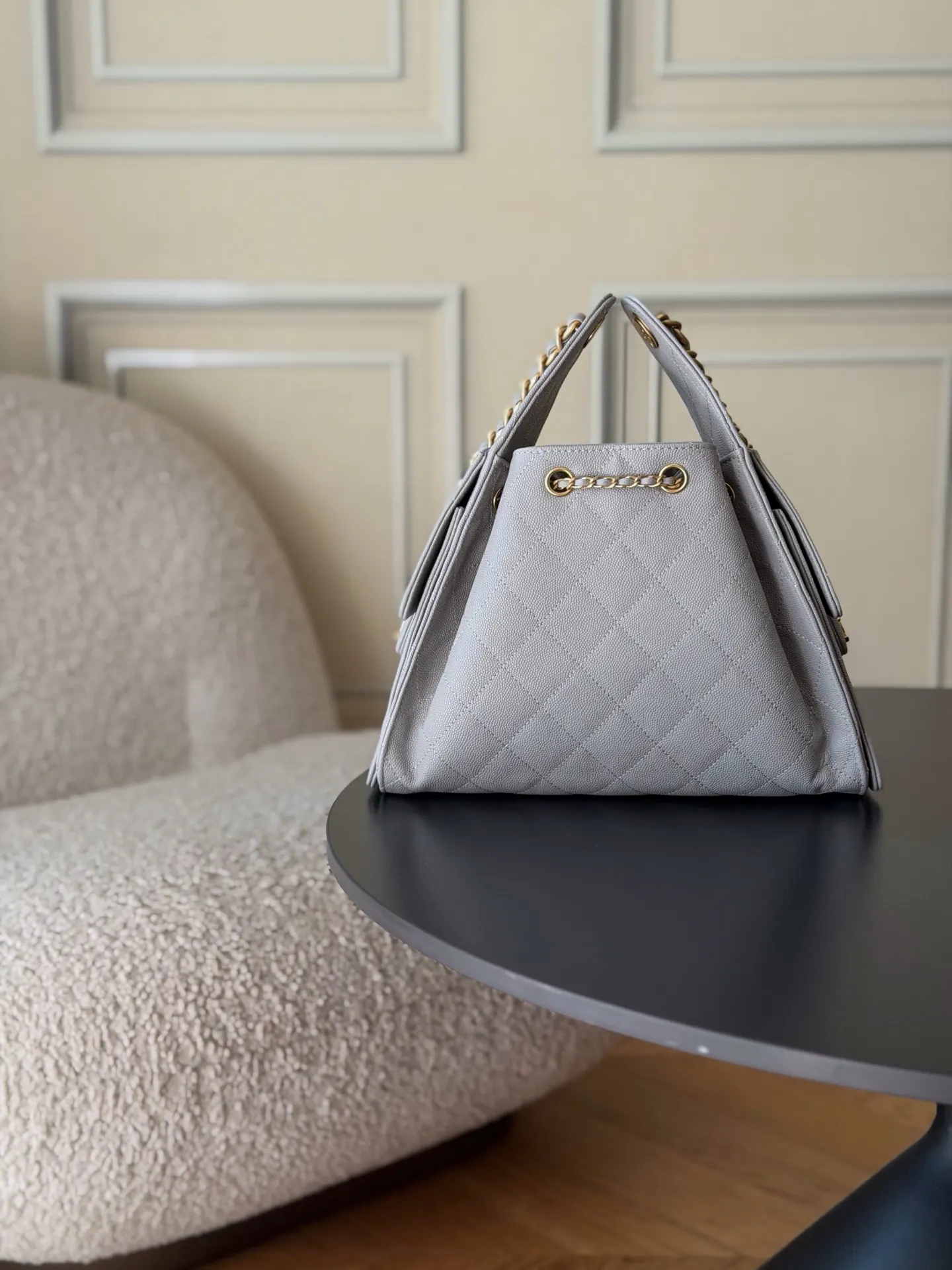 Chanel Hobo Shoulder Bag Vintage Leather