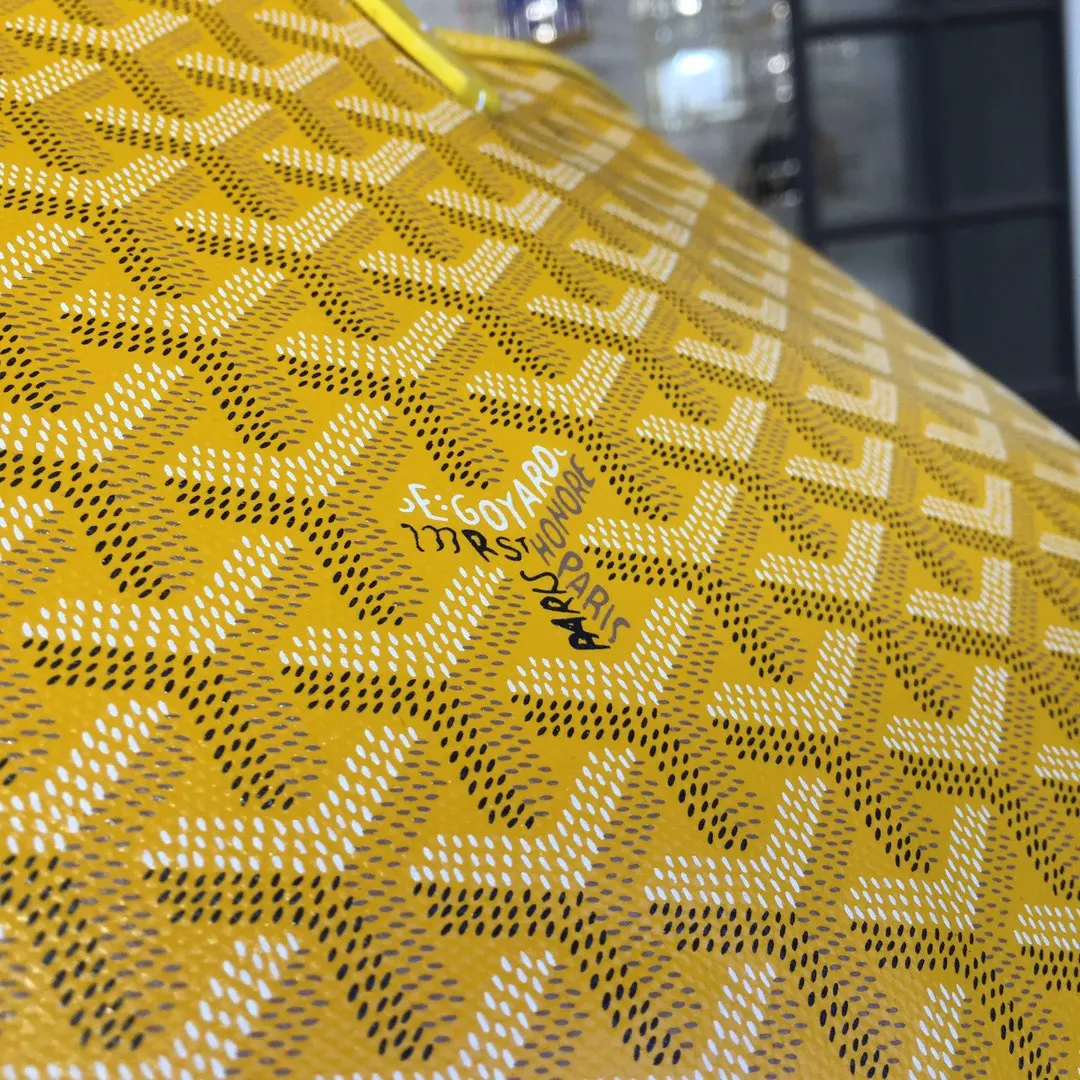 Goyard 戈雅 双面可用 充满法式优雅 订制Y字母涂鸦料 皮轻 旅行袋 大容量旅行款(數字9) Goyard 戈雅 双面可用 充满法式优雅 订制Y字母涂鸦料 皮轻 旅行袋 大容量旅行款(數字9)