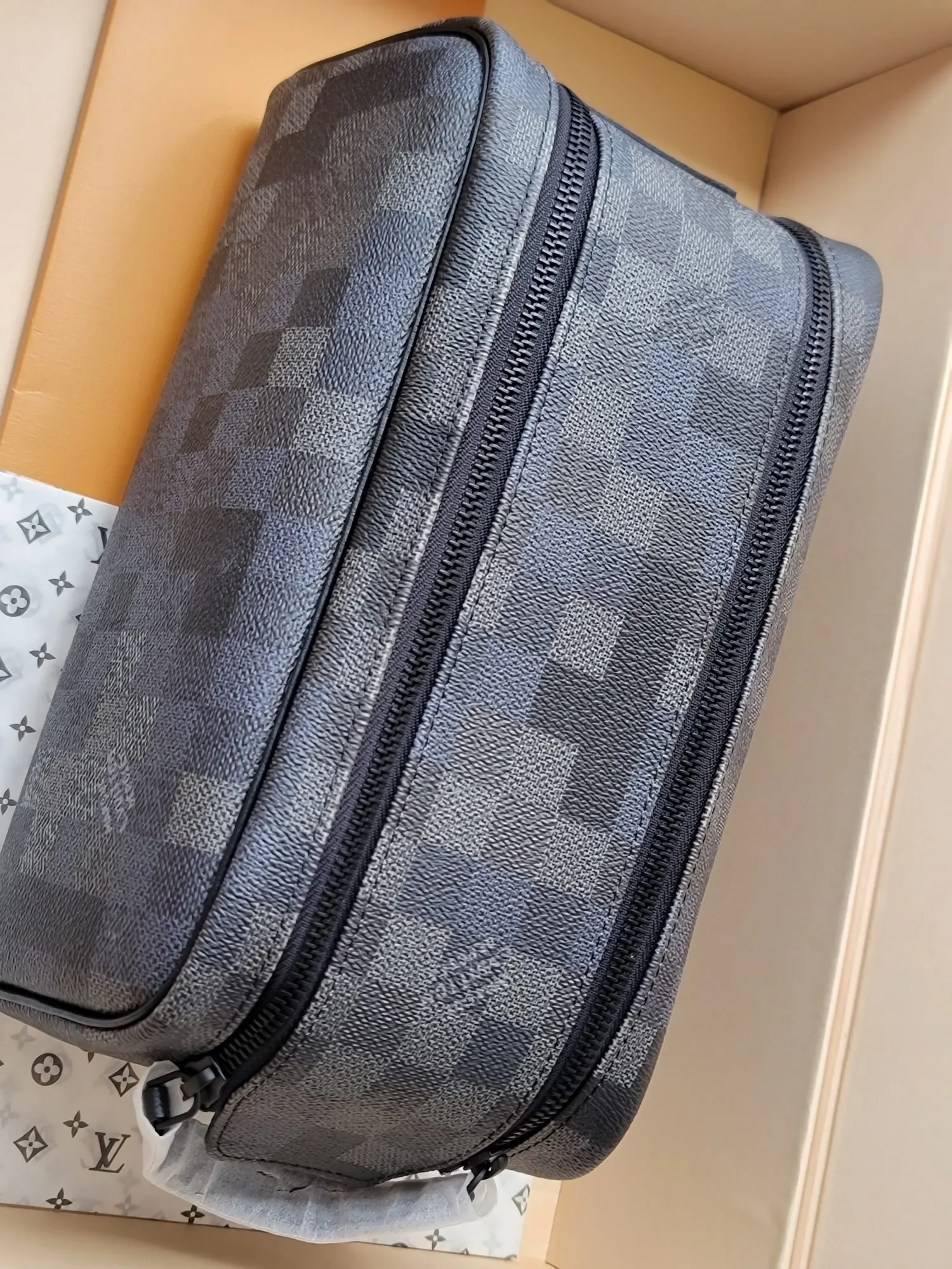 帆布 化妝包 Damoflage Bla 便携收納款