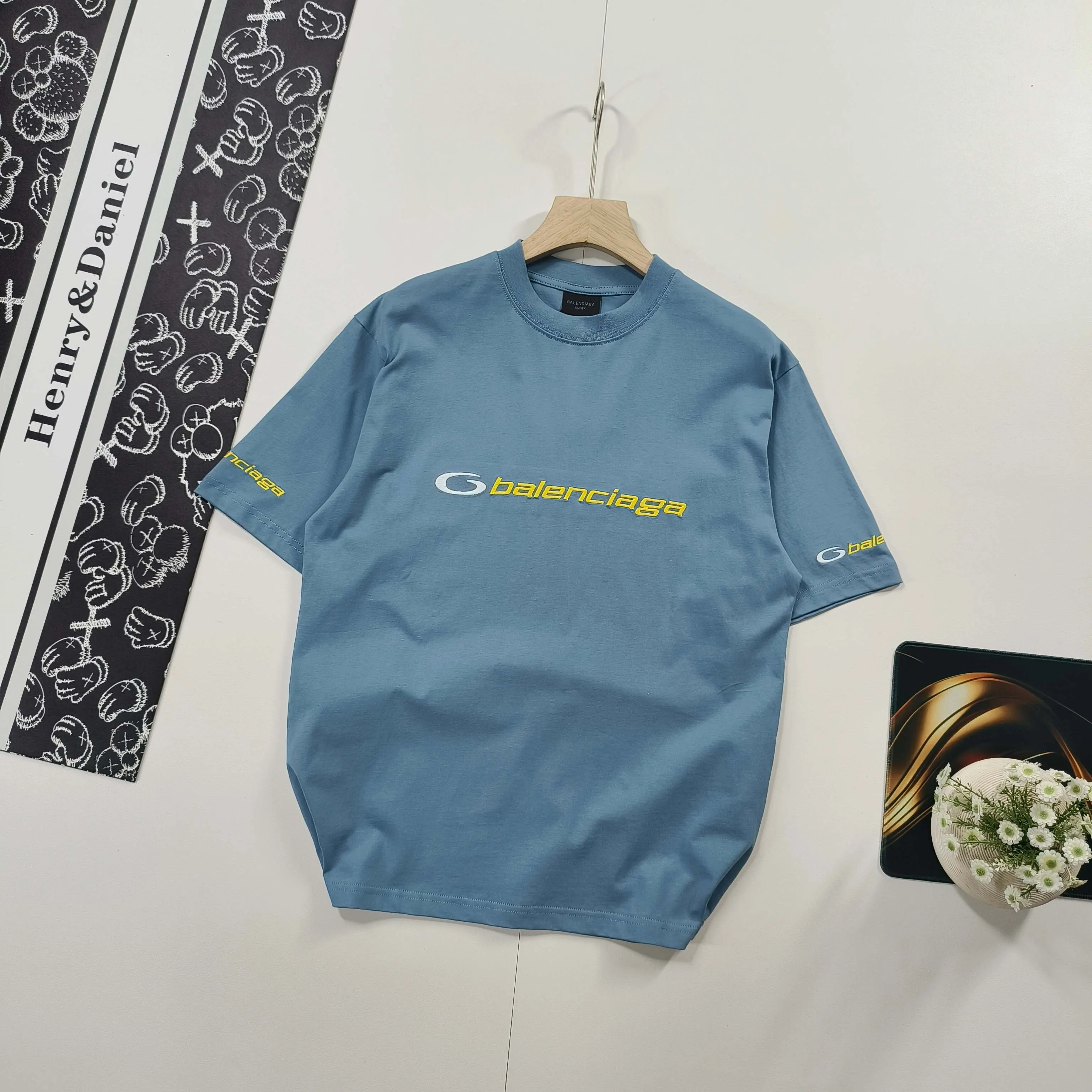 Balenciaga 黑色 純棉 Logo 短袖T恤(數字3) Balenciaga 黑色 純棉 Logo 短袖T恤(數字3)