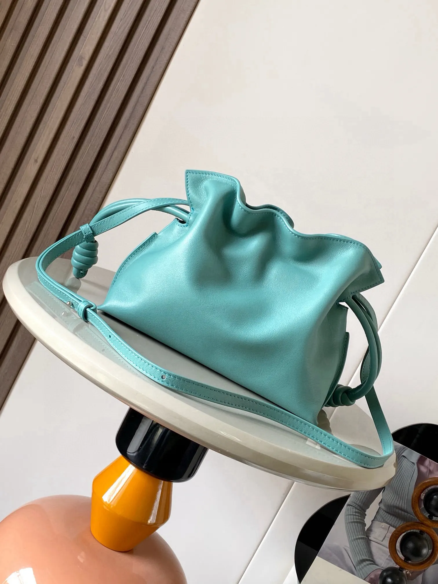 Loewe 蓝色 小牛皮 托特包 大容量托特款