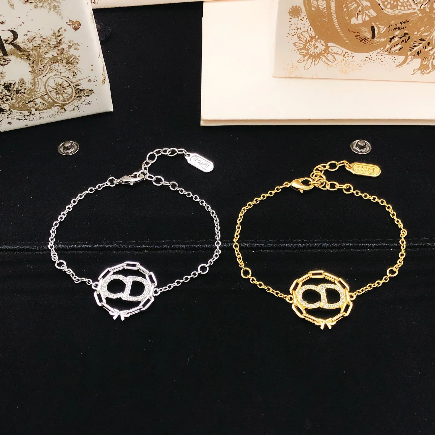 Dior 圆形 手链 日常叠戴