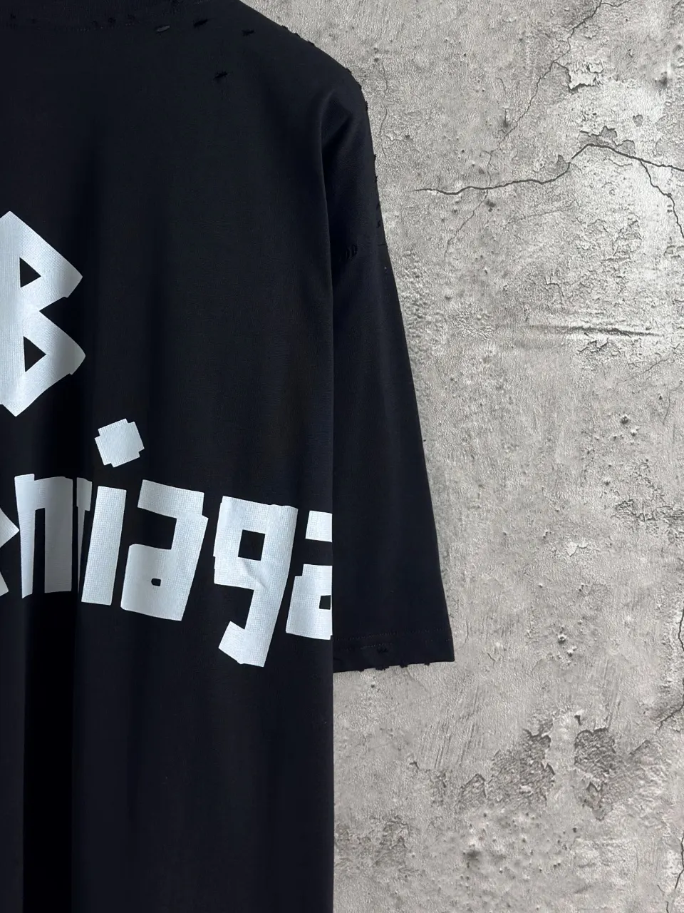 Balenciaga Black Short Sleeve T-Shirt Street