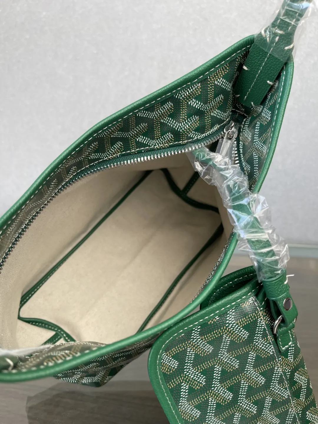 Goyard Hobo 绿色 腋下包 复古腋下背款