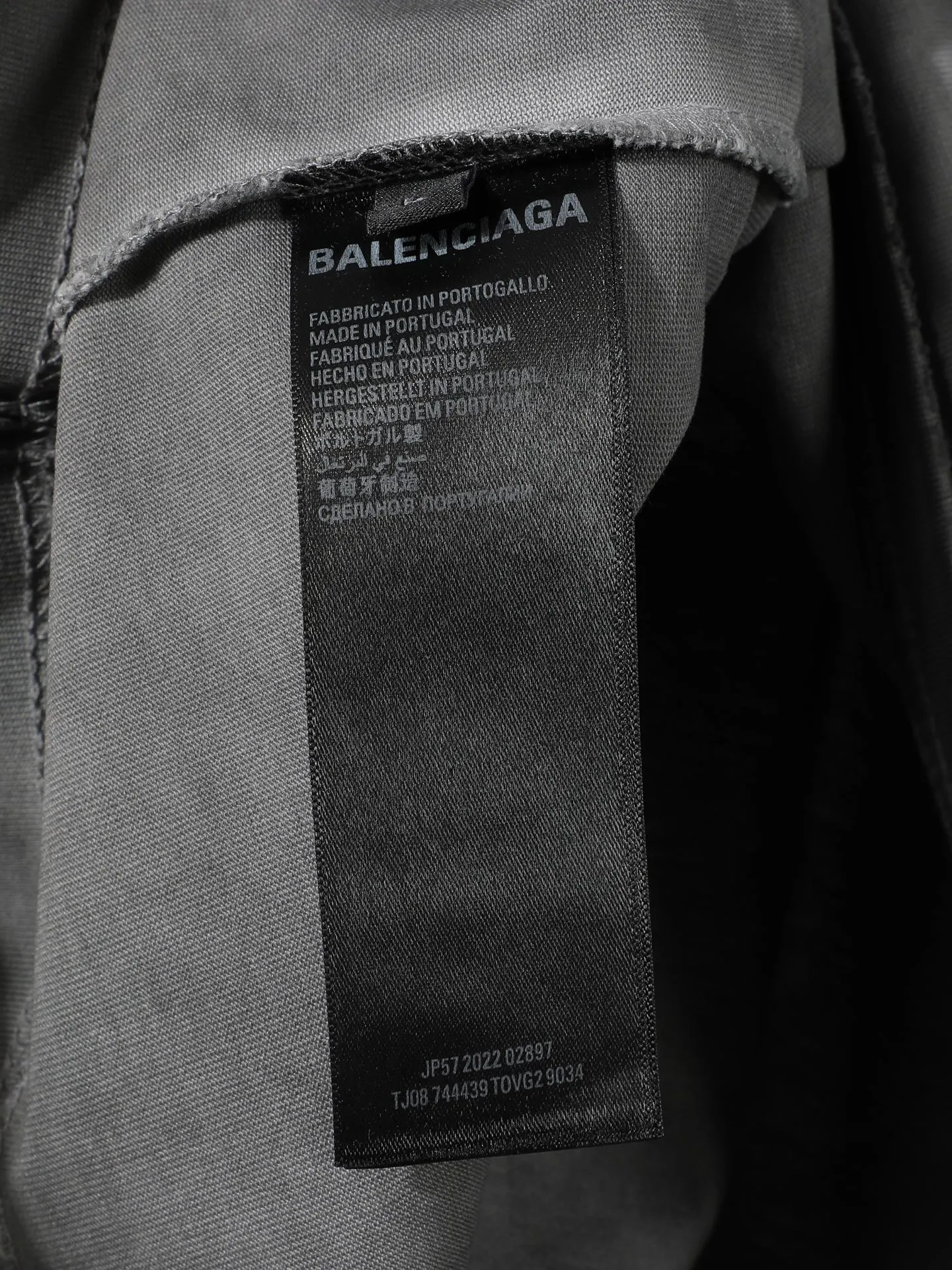 Balenciaga 26SS Logo Letter Short Sleeve T-Shirt Street Casual