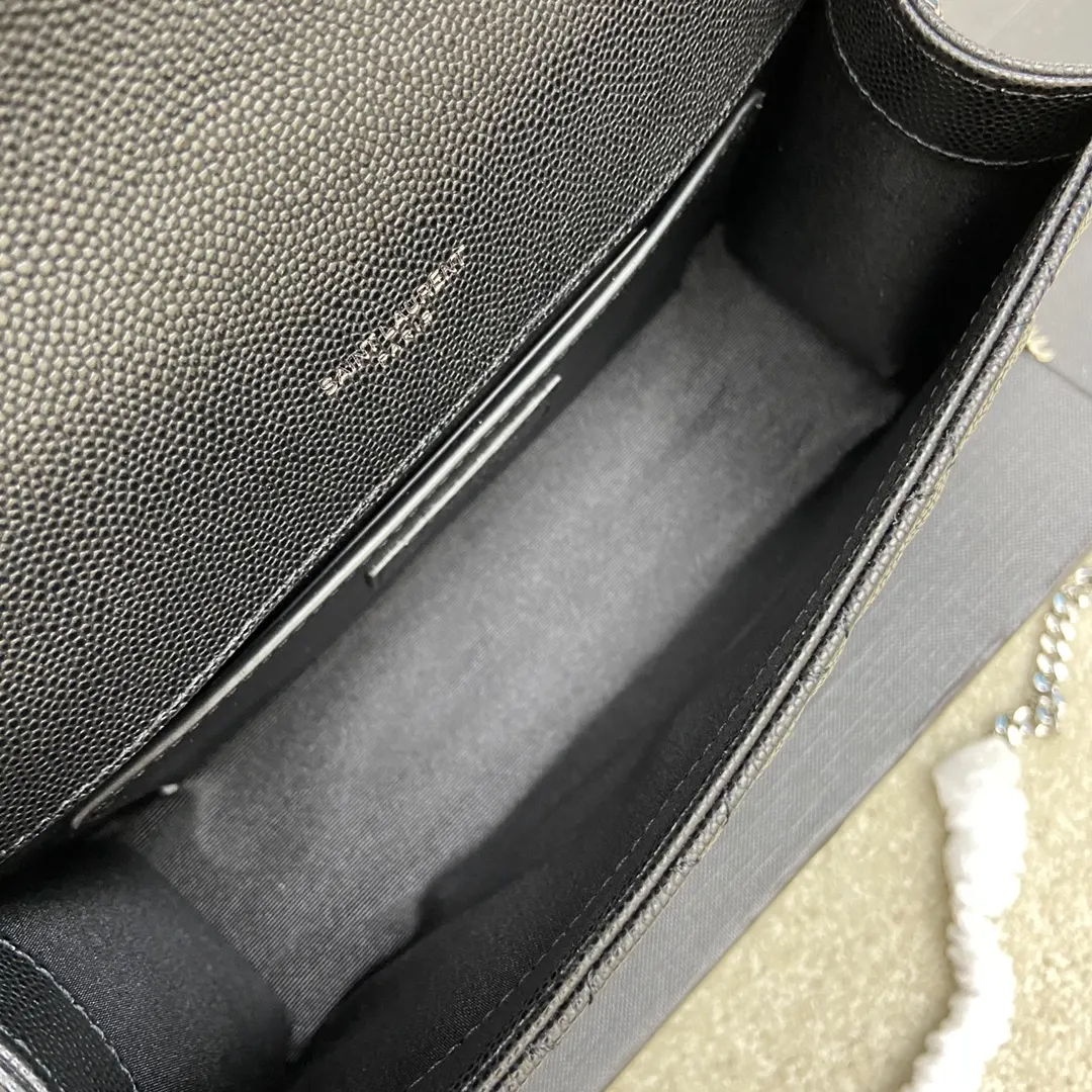 YSL 黑色 牛皮 拿上手就是 手提包 通勤手提款
