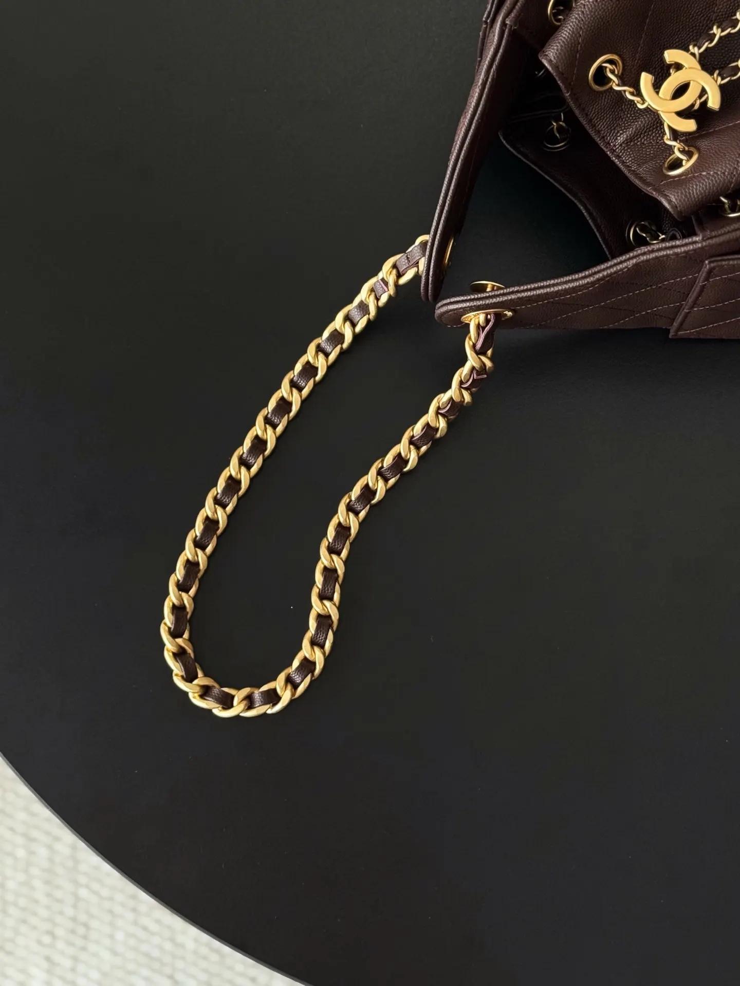 CHANEL Hobo 牛皮 腋下包 复古腋下背款