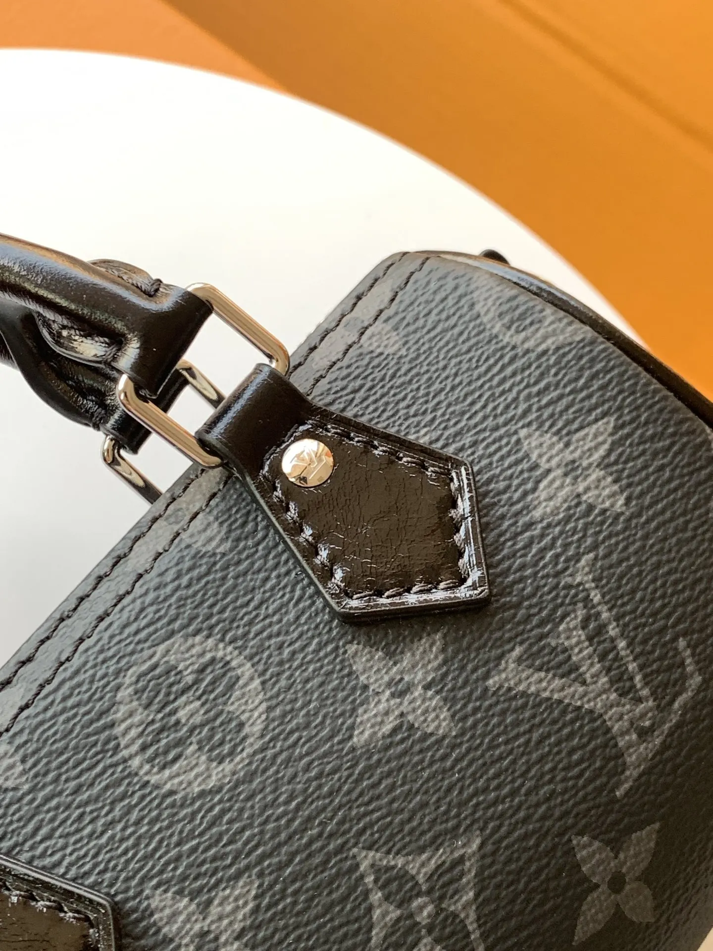 Black Organizer Pouch Travel Leather