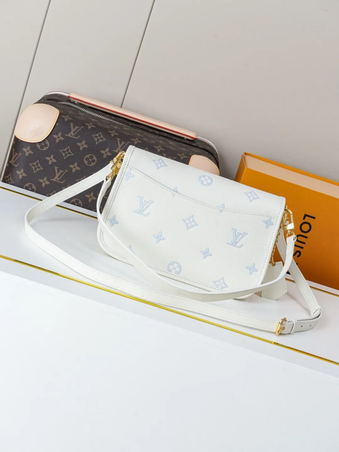 LV Diane 牛皮 收纳包 旅行收纳款