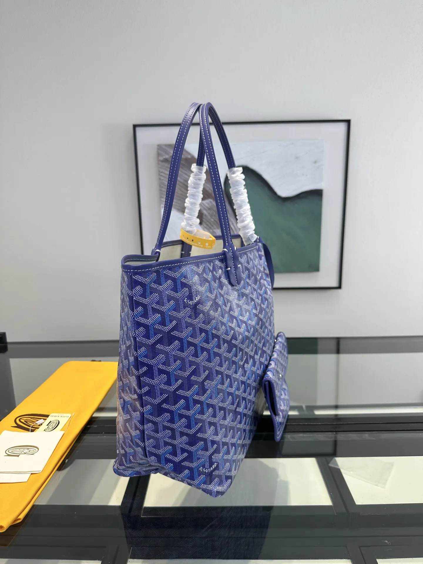 Goyard 戈雅 托特包购物袋 四季炫彩限定色 蓝莓紫 大容量托特款