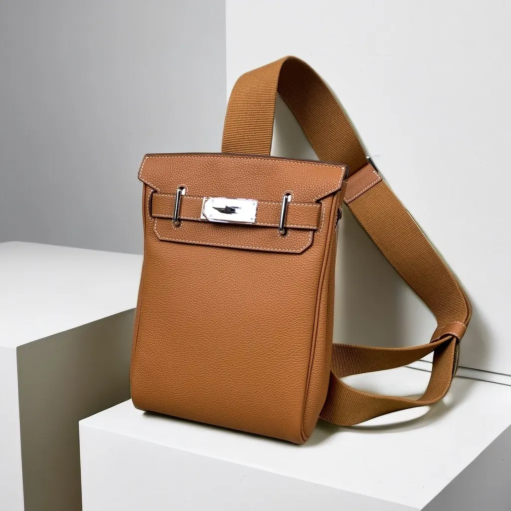 Hermès 皮革 腰包