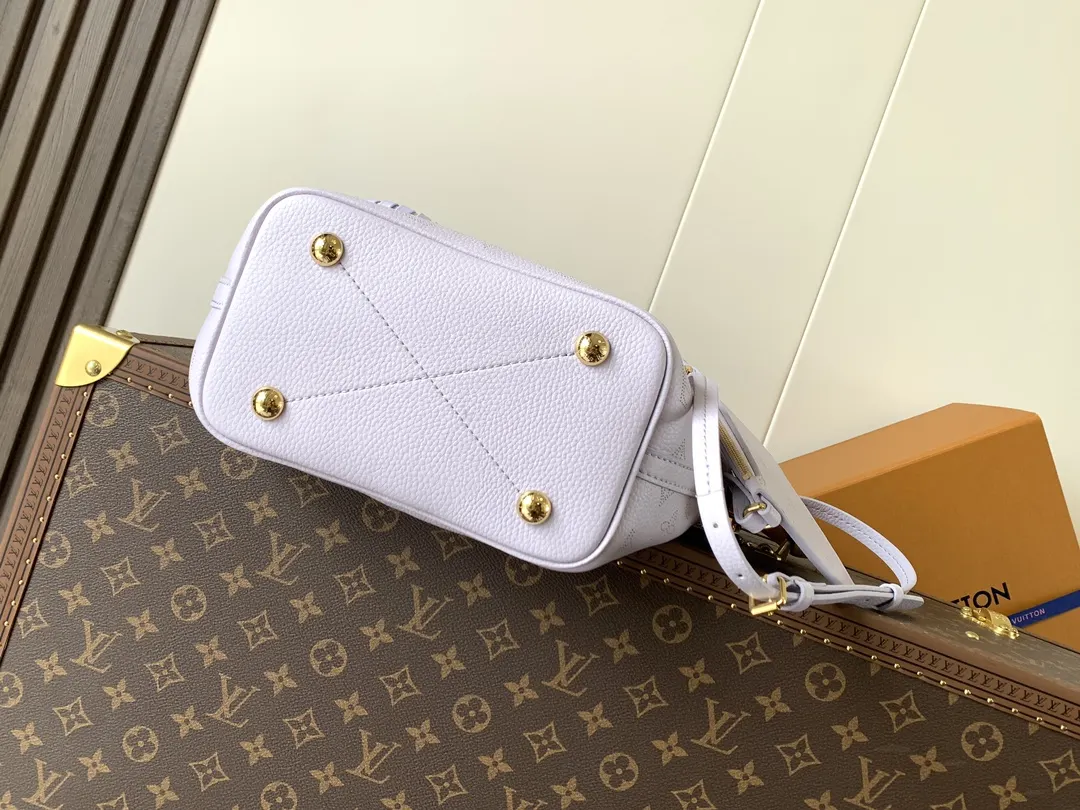 Louis Vuitton Purple Organizer Pouch Travel Leather