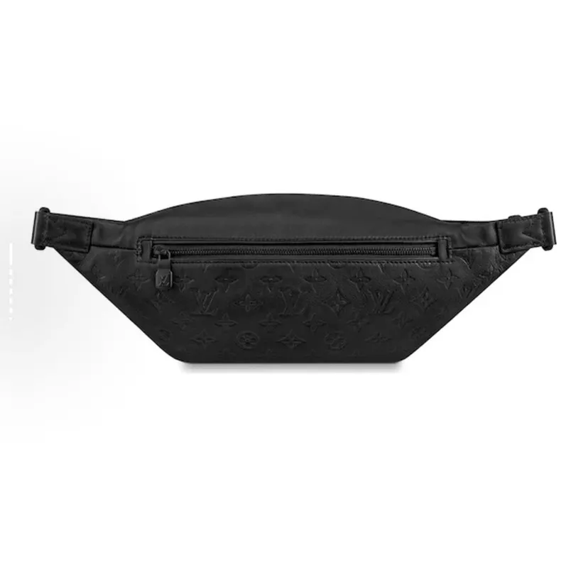 Monogram Crossbody Bag Lightweight Leather